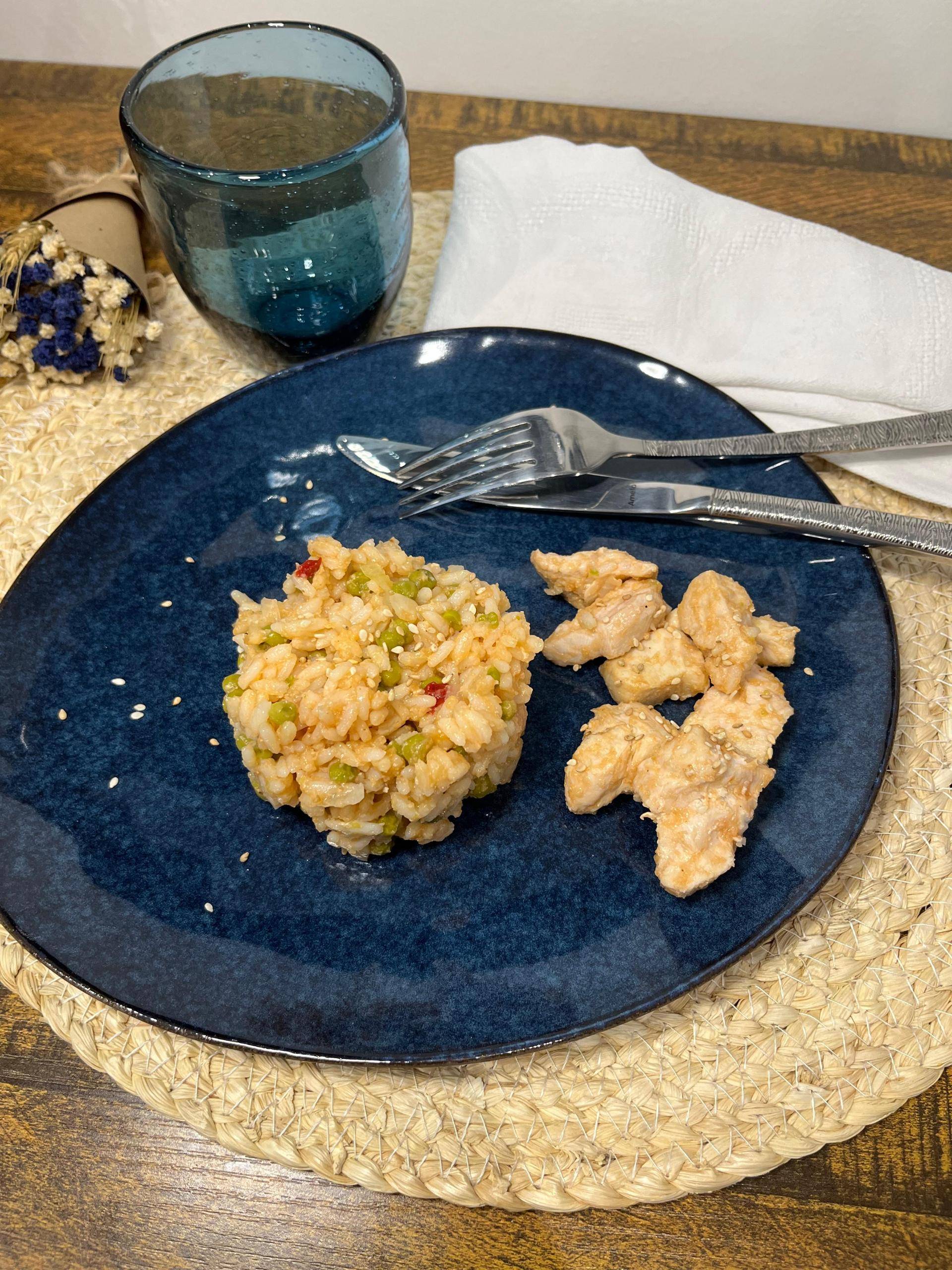 One pot poulet sauce aigre douce - Recette Cookeo | Moulinex