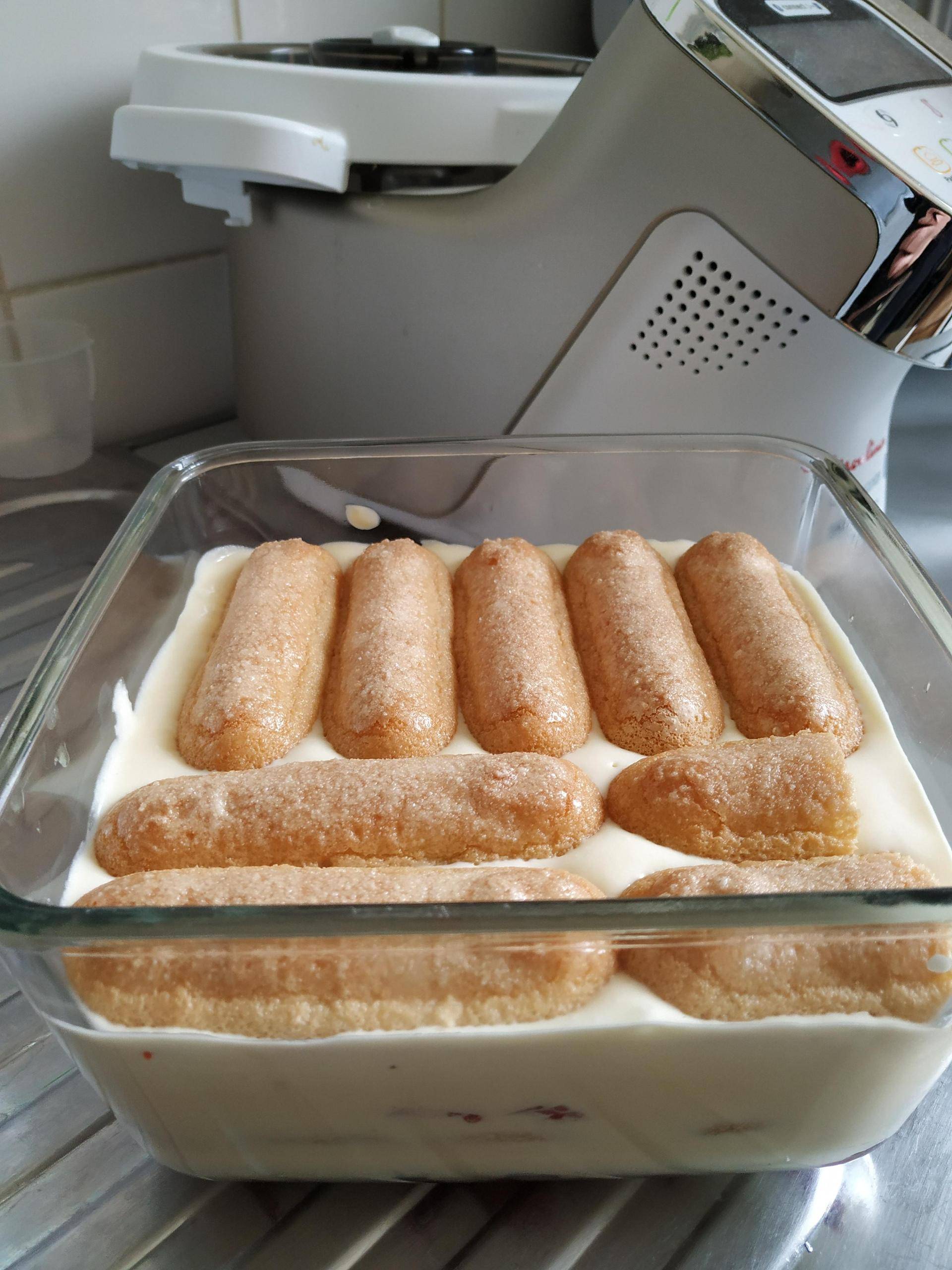 Tiramisu revisité à la fraise - Recette Companion Connect | Moulinex