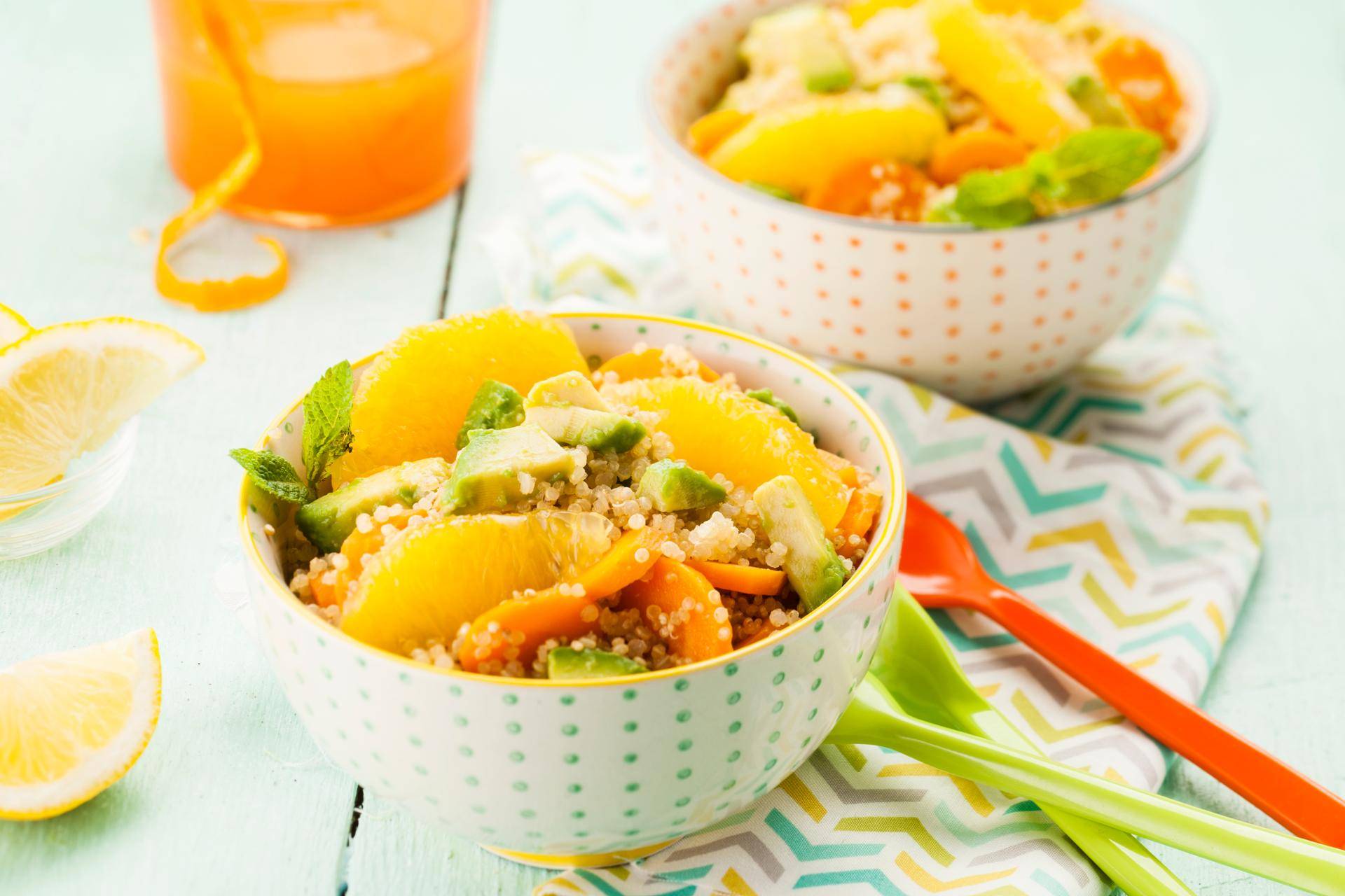 Quinoasalade met sinaasappel - Recette Cookeo | Moulinex