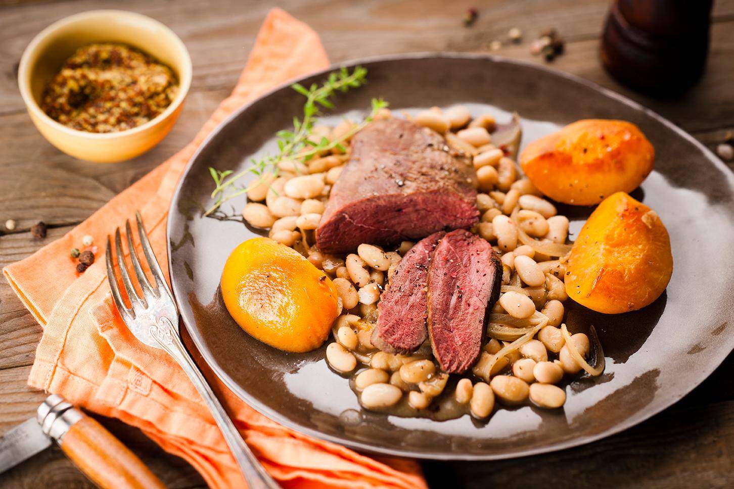 Magret de canard aux pêches - Recette Cookeo | Moulinex