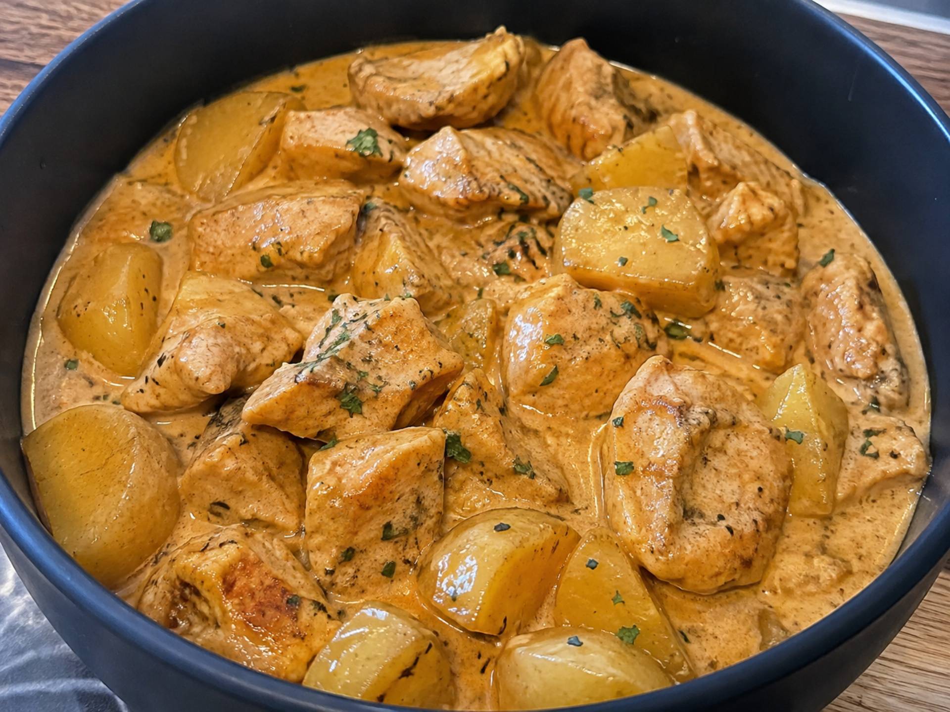 Poulet crémeux et pommes de terre - Recette Cookeo 9in1 | Moulinex