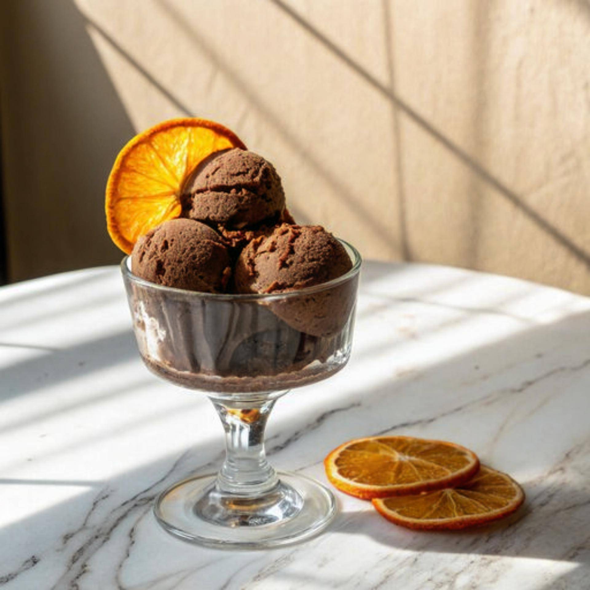 Glace chocolat orange aux zestes confits - Recette Dolci | Moulinex