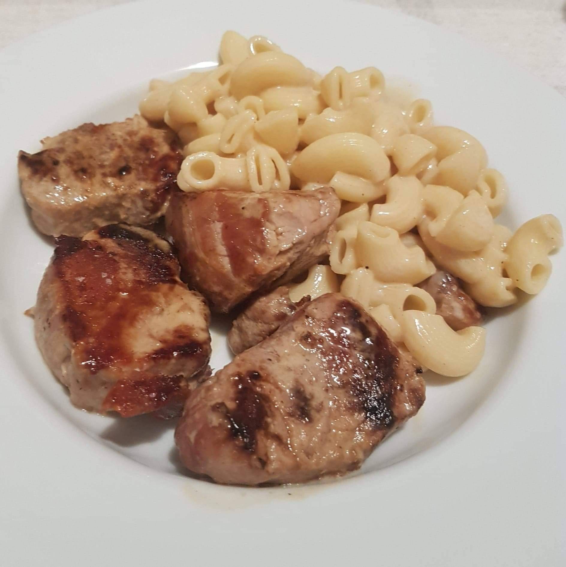 Filet mignon à la moutarde et pâtes - Recette Cookeo V3 | Moulinex