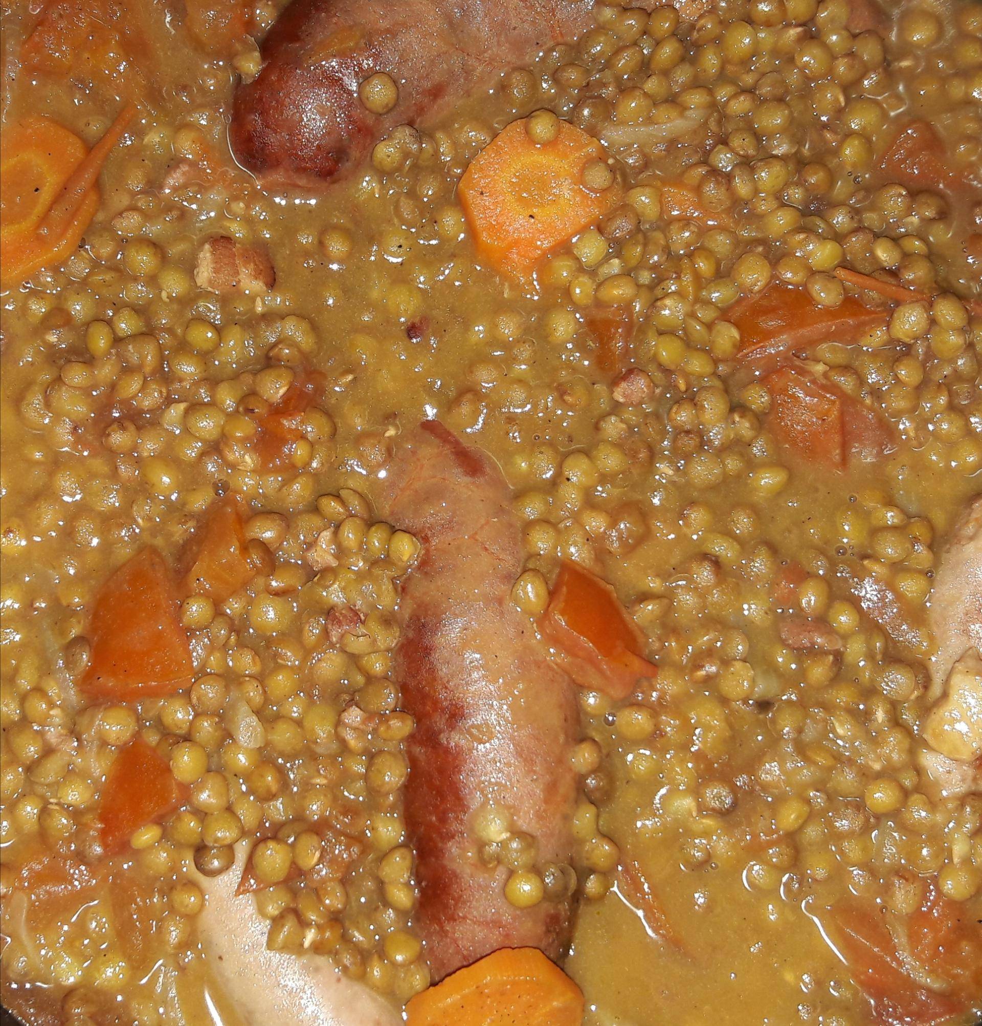 Lentilles saucisses - Recette Cookeo | Moulinex