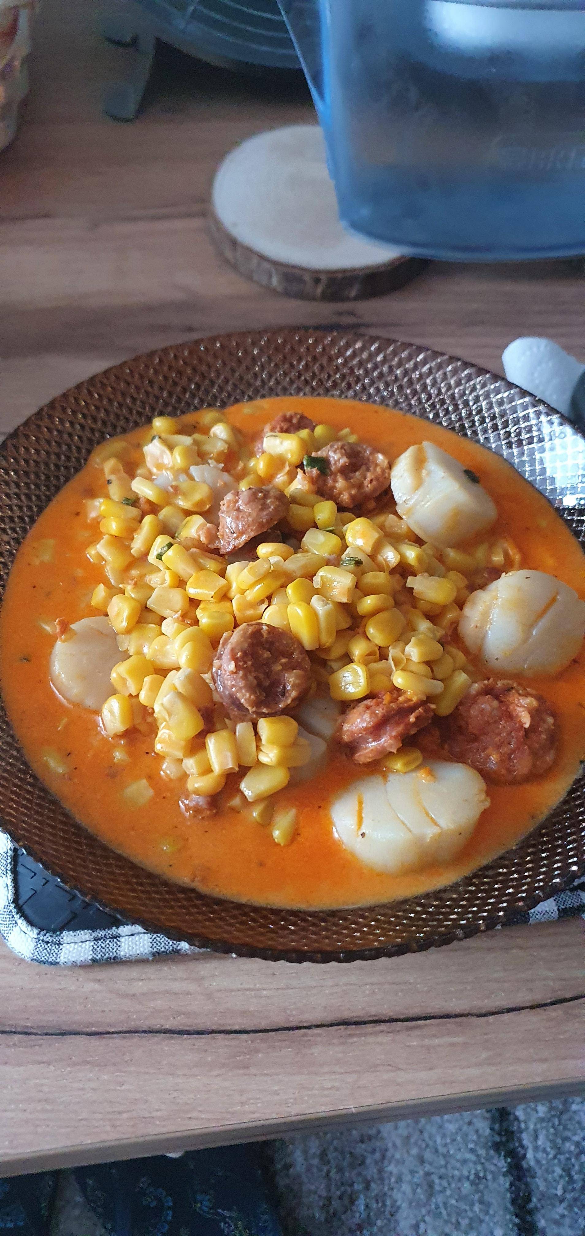 Maïs aux Saint-Jacques - Recette Cookeo | Moulinex