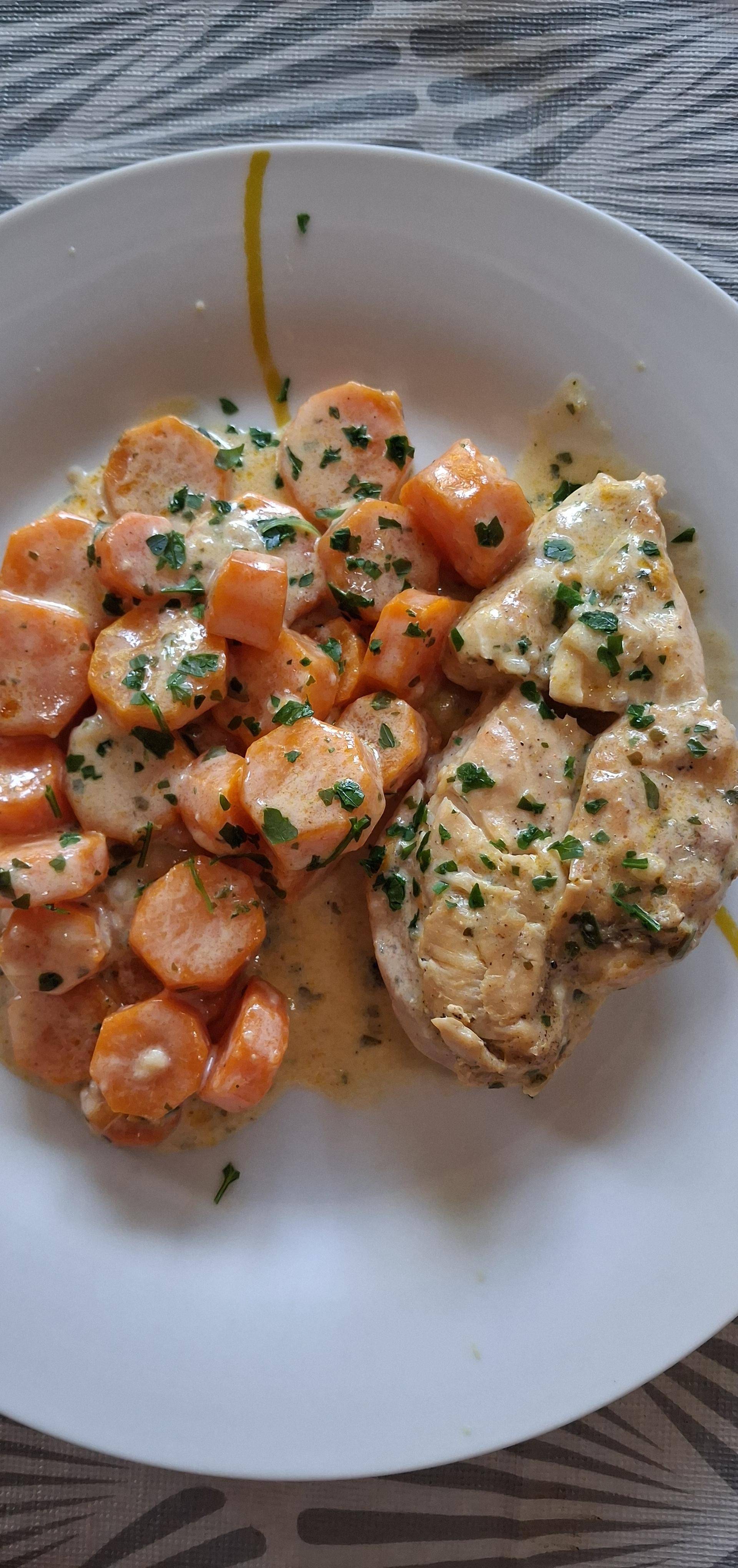 Blanc de poulet carottes vichy - Recette Cookeo 9in1 | Moulinex