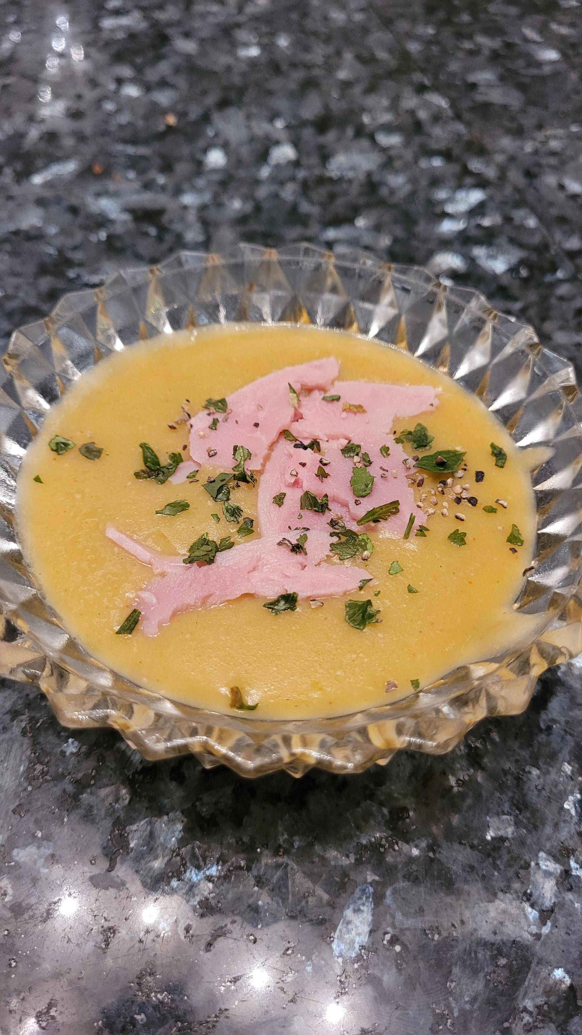 Soupe pois cassés jambon - Recette Companion Connect XL | Moulinex