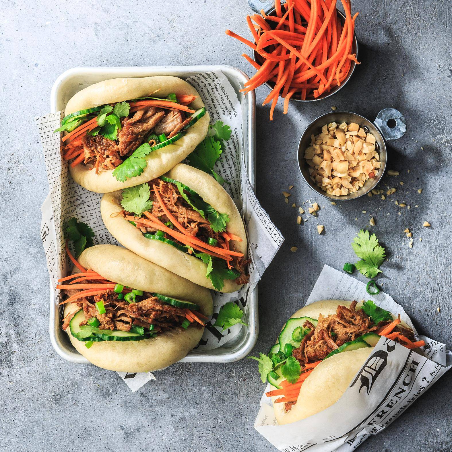 Bao au porc confit - Recette Companion | Moulinex