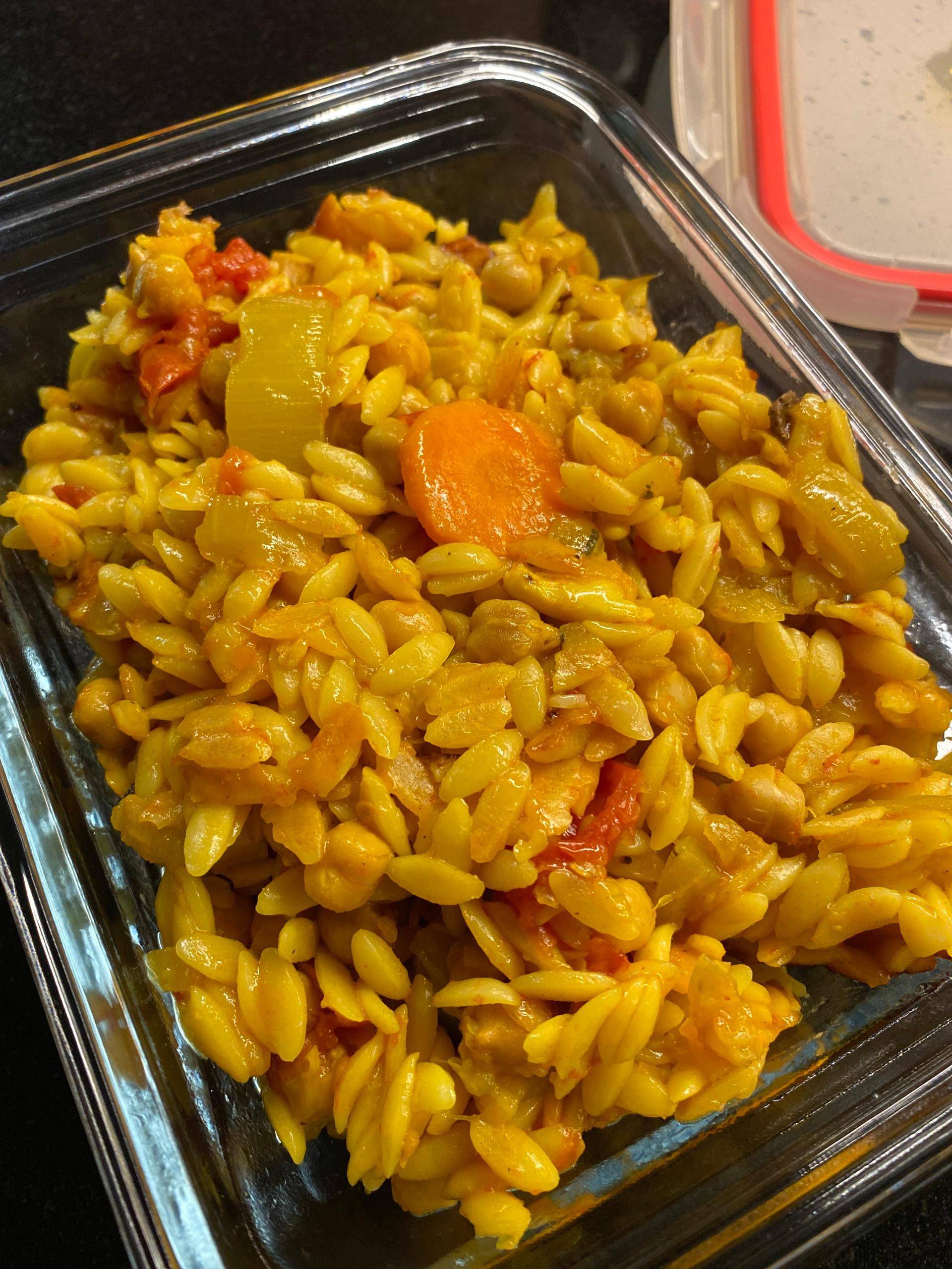 Légumes orzo pois chiche - Recette Cookeo | Moulinex