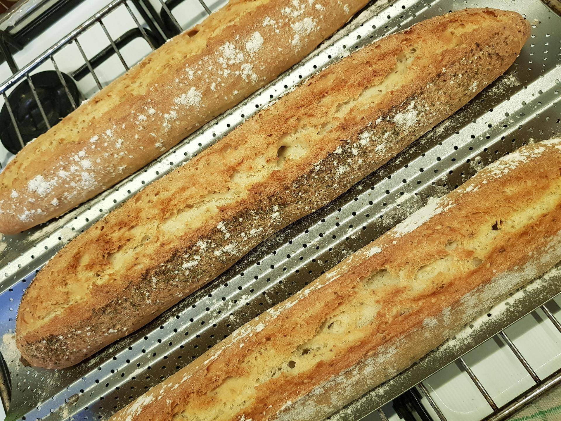 Baguettes blanches aux graines - Recette Companion Connect XL | Moulinex