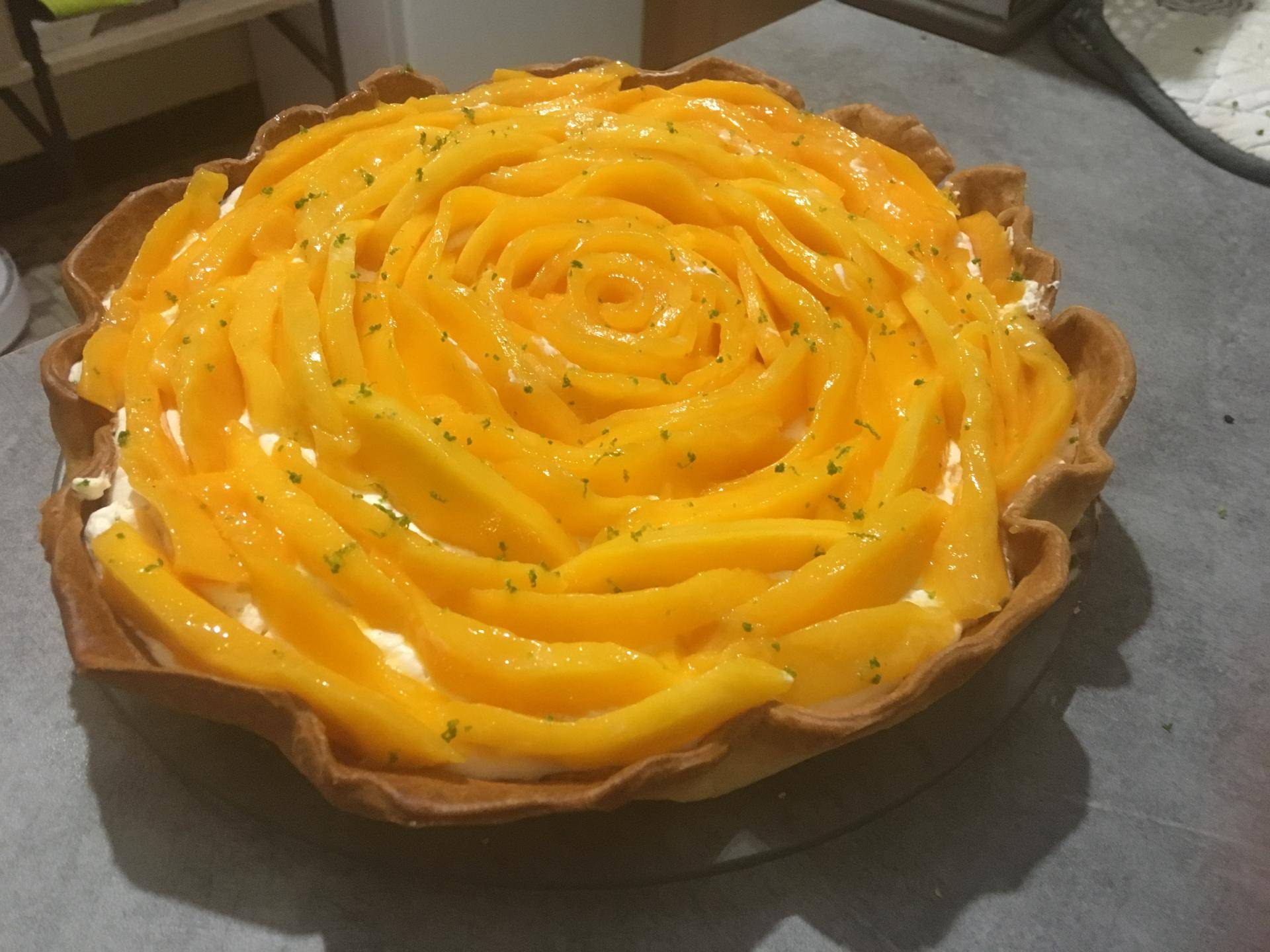 Tarte à la mangue - Recette Companion Connect | Moulinex