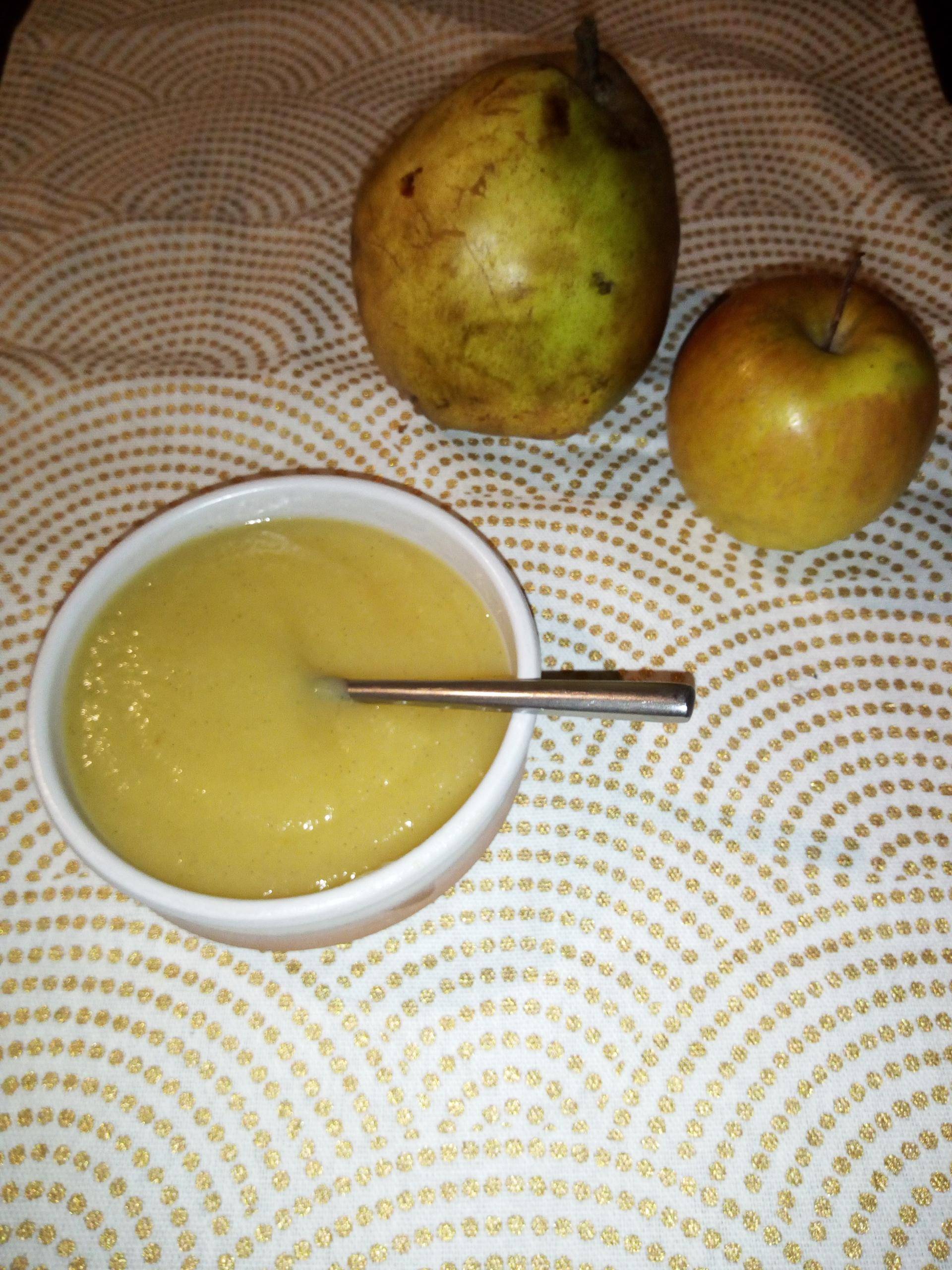 Compote pomme-poire à la vanille - Recette Companion | Moulinex