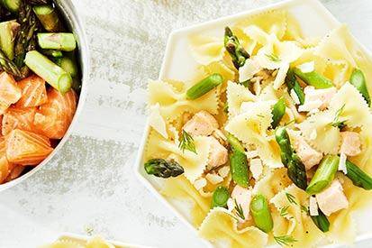One pot pasta au jambon - Recette Cook'in One | Moulinex