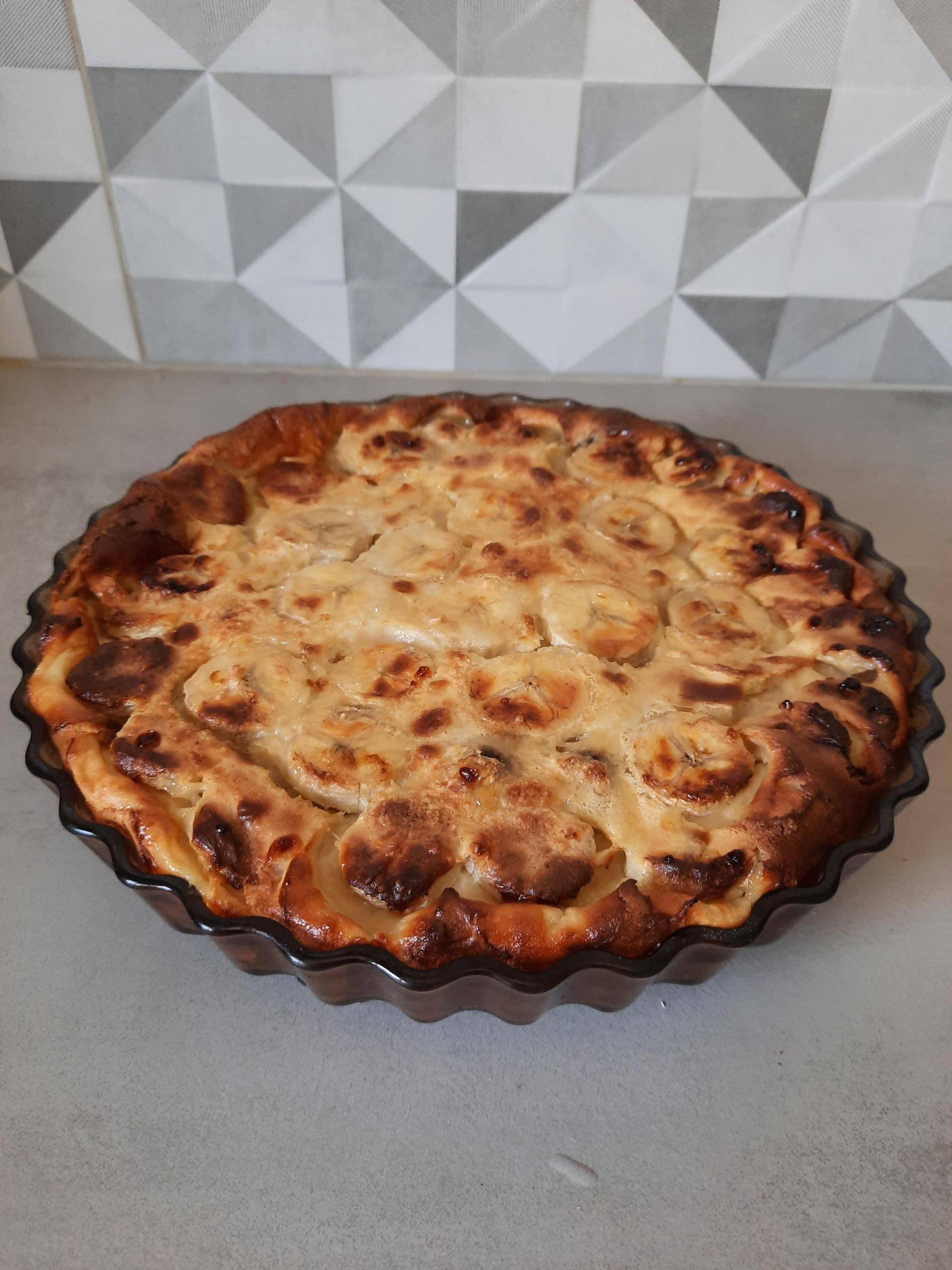 Clafoutis banane - Recette Companion Connect XL | Moulinex