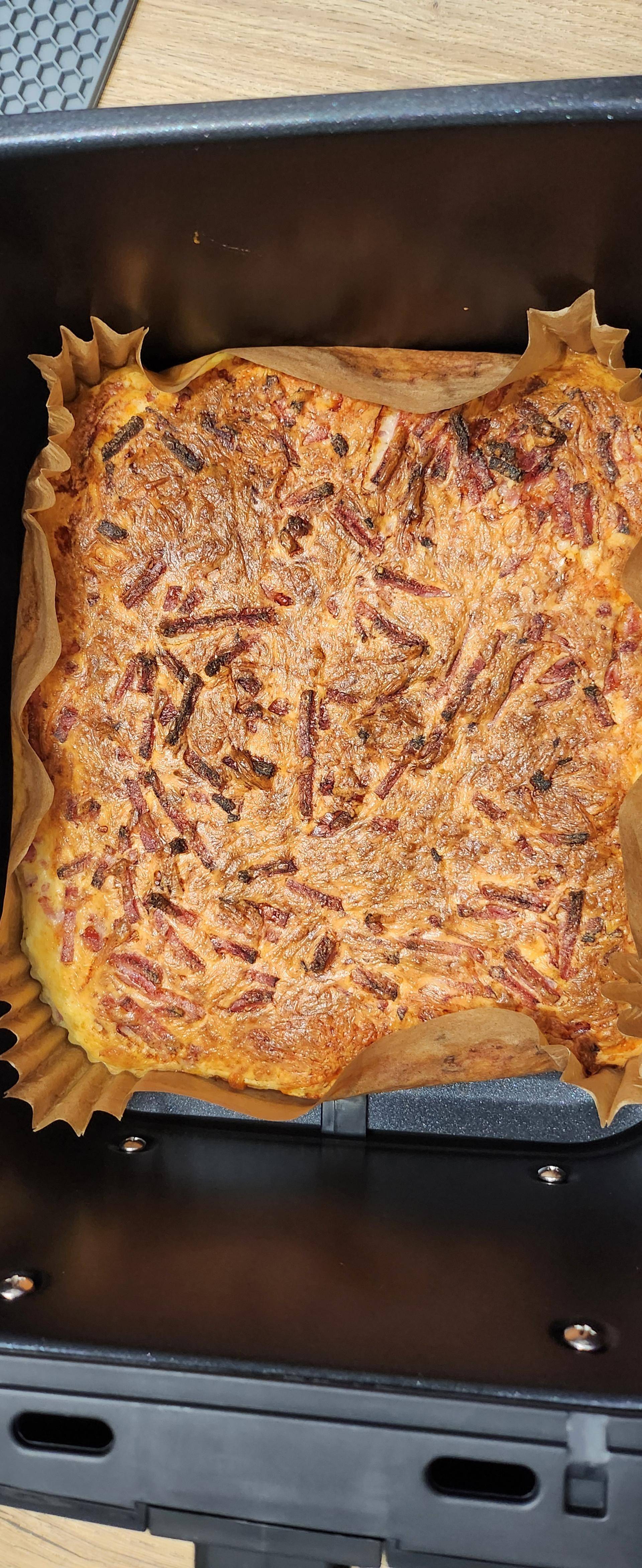 Quiche Lorraine - Recette DUAL EASY FRY XXL | Moulinex