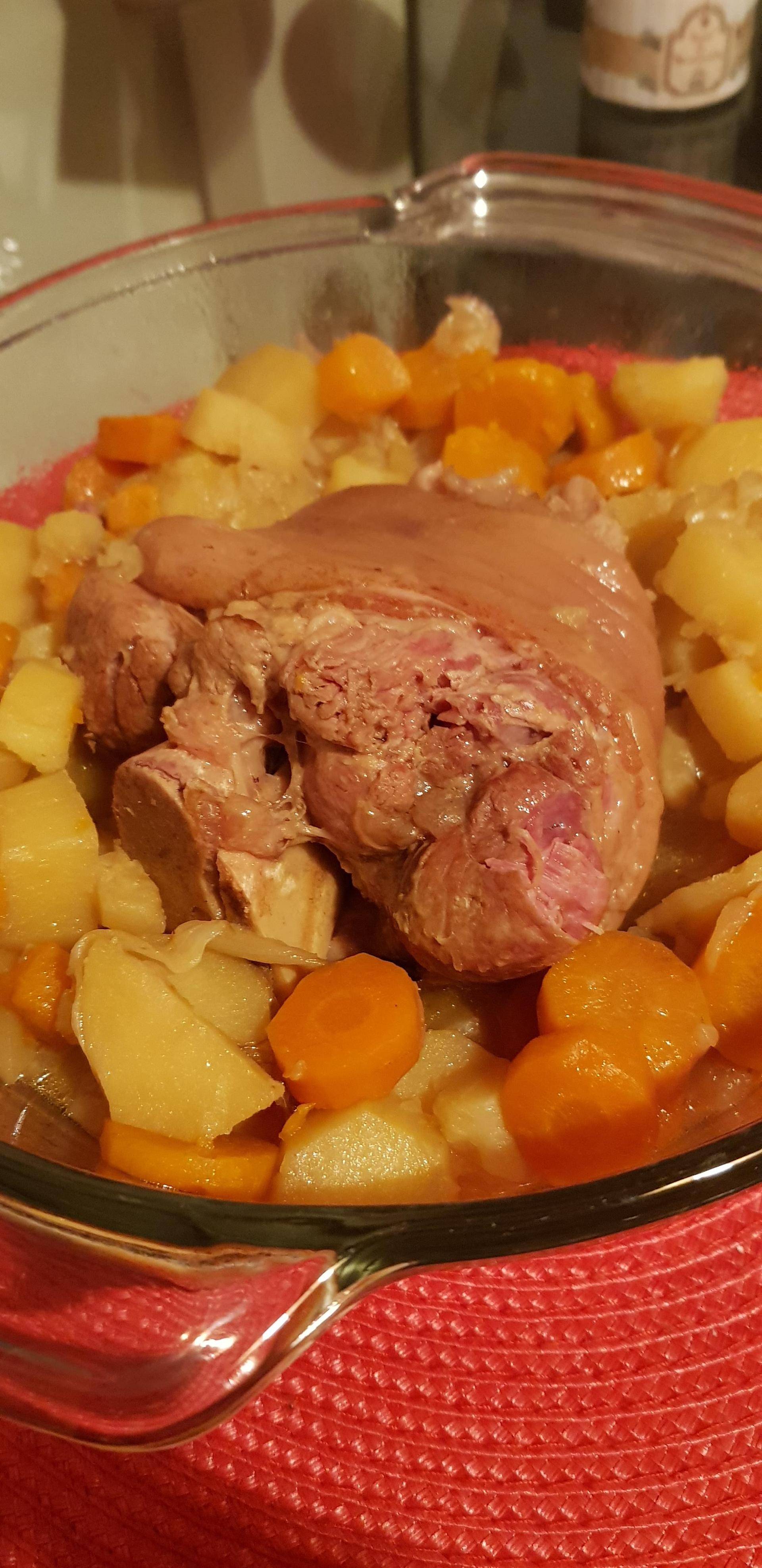 Jarret pommes de terre carottes - Recette Cookeo | Moulinex
