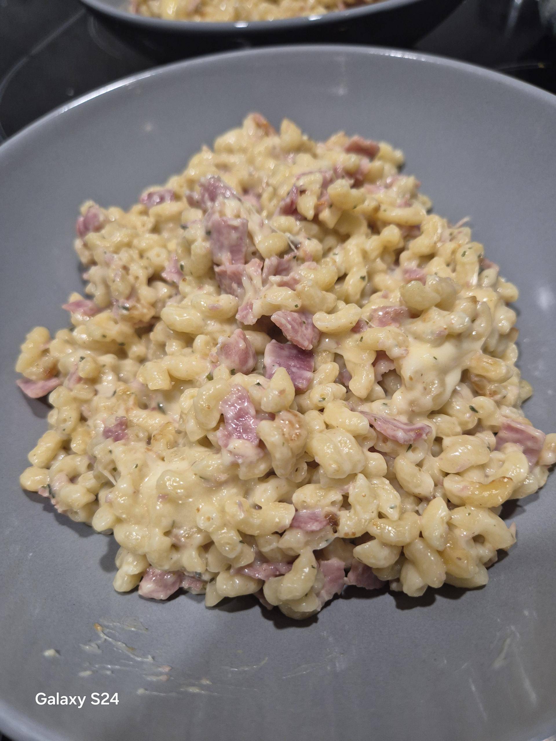 Coquillettes façon raclette - Recette Cookeo | Moulinex