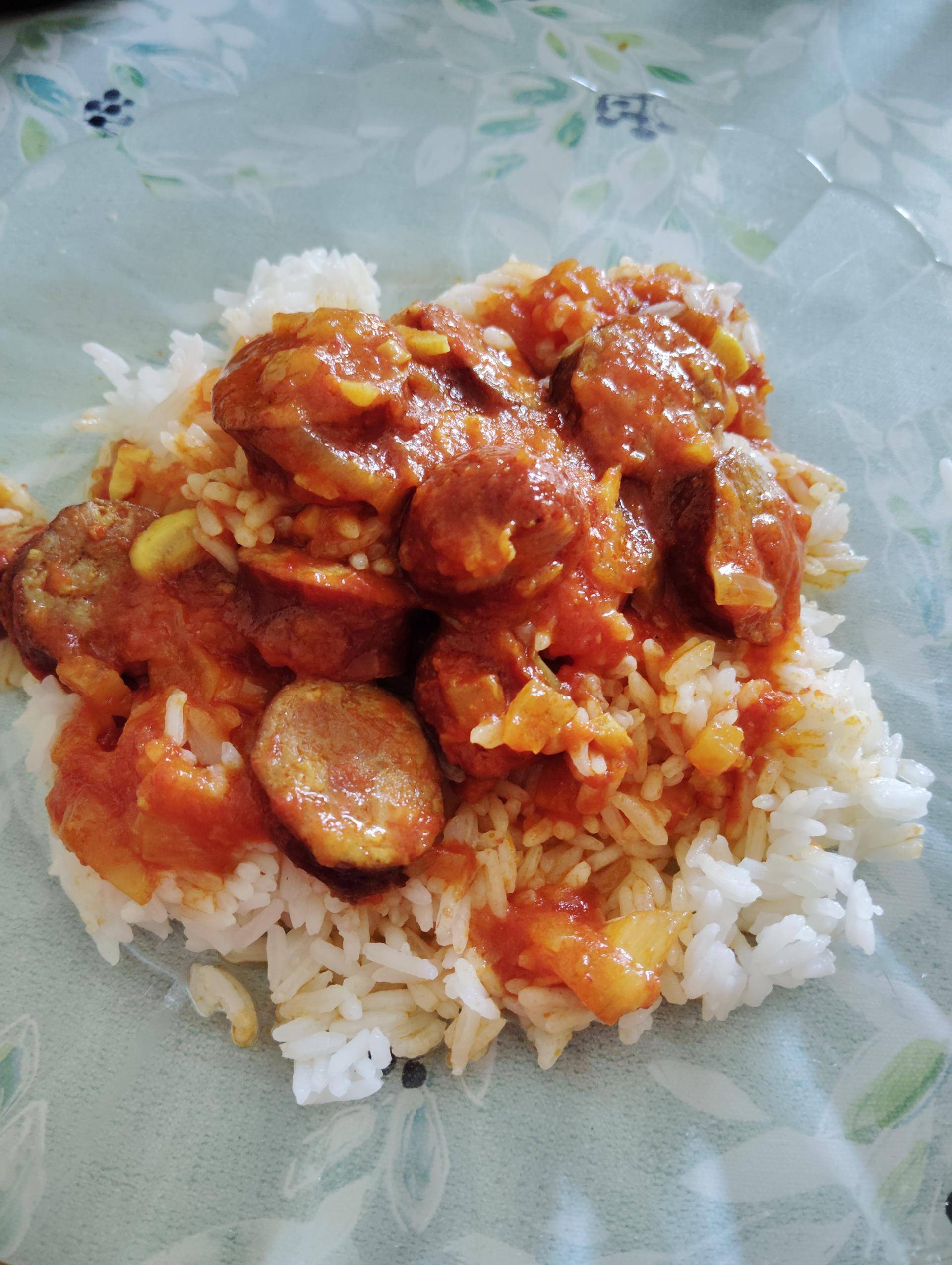 Saucisse fumée façon rougail - Recette Cookeo | Moulinex