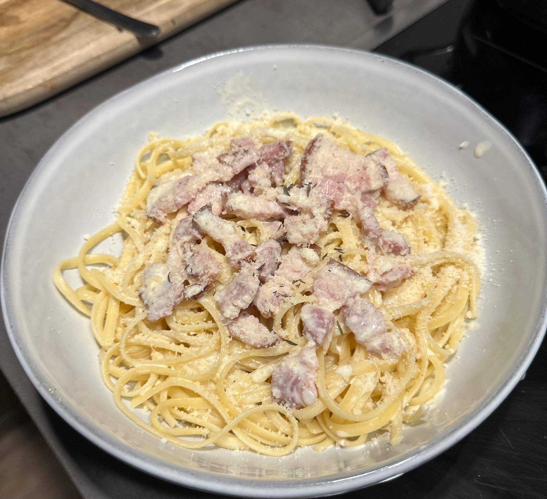 Sauce carbonara - Recette Companion Connect XL | Moulinex