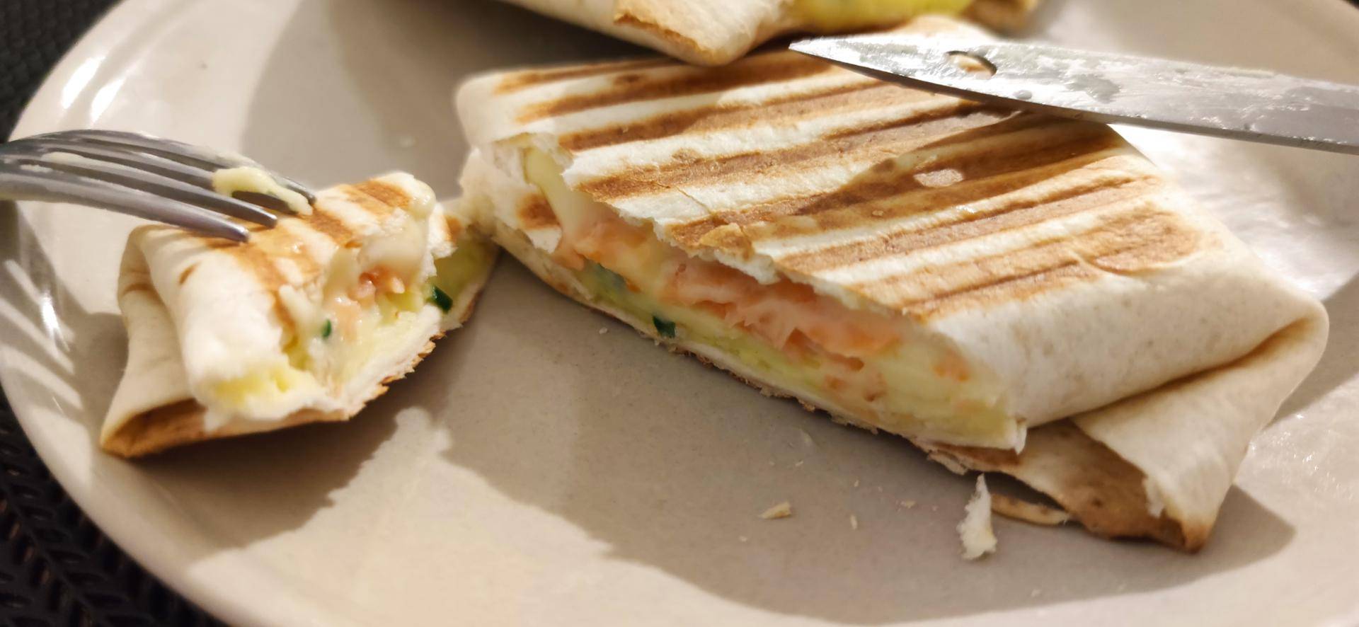 French tacos au saumon - Recette Companion Connect XL | Moulinex
