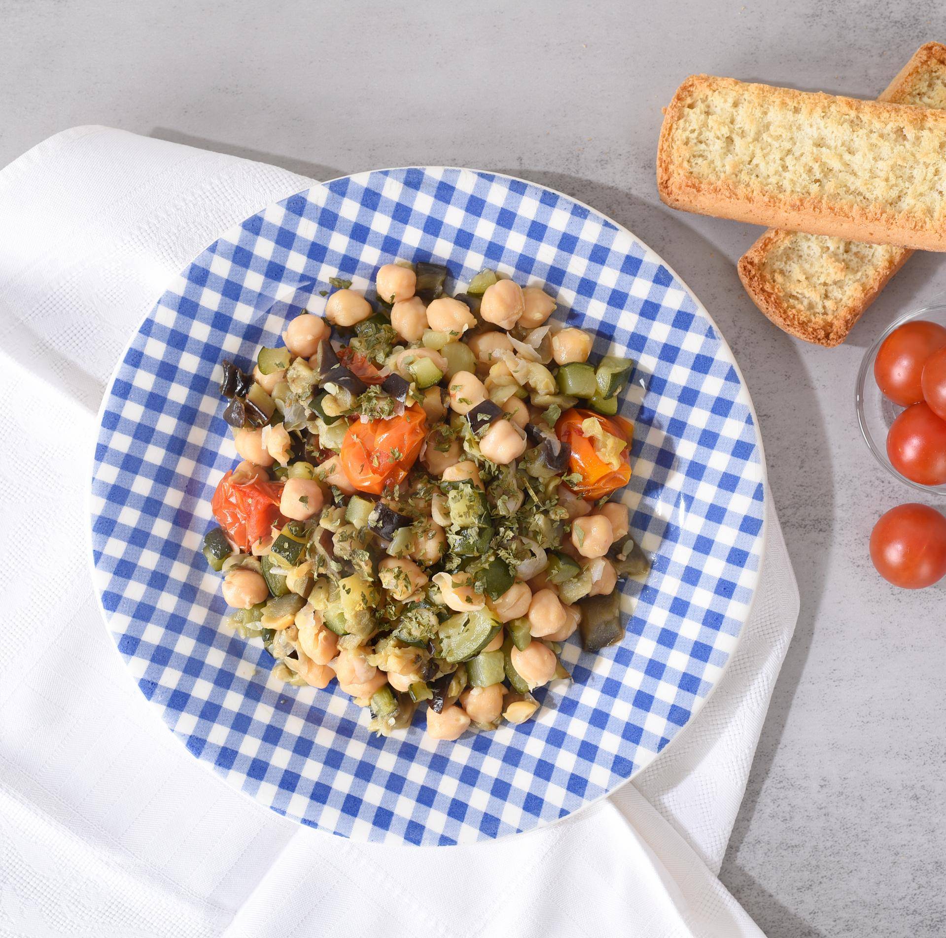 Recette Méditerranéenne d’Aubergines et Pois Chiches - Recette Cookeo Infinity Autostir | Moulinex