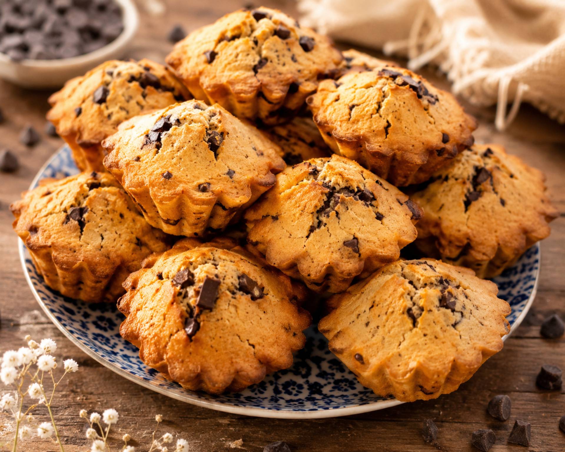 Les Muffins Pépites au chocolat sans produits laitiers - Recette Kitchen Machines Touch/Touch + | Moulinex