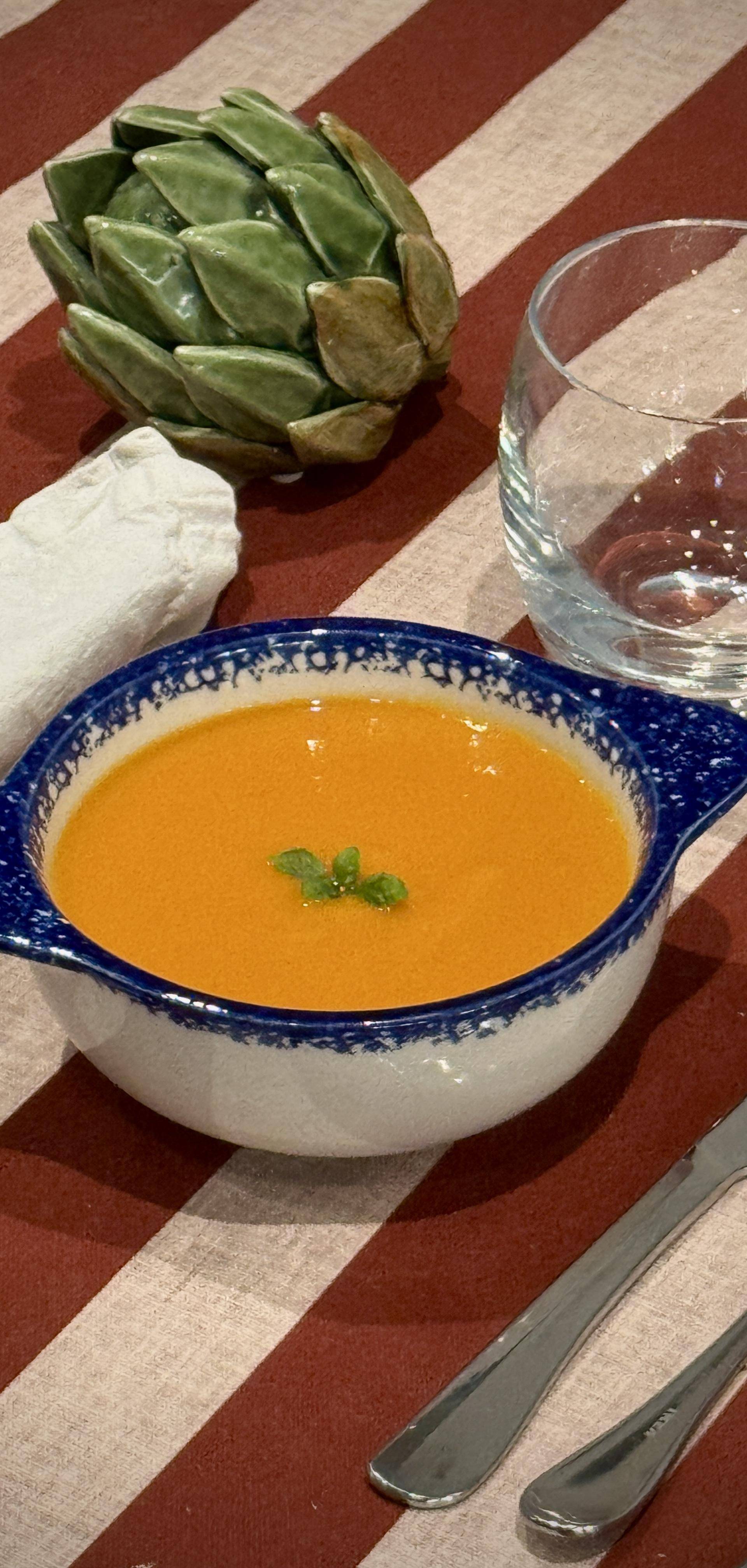 Soupe patate douce poivron rouge - Recette Cookeo V3 | Moulinex