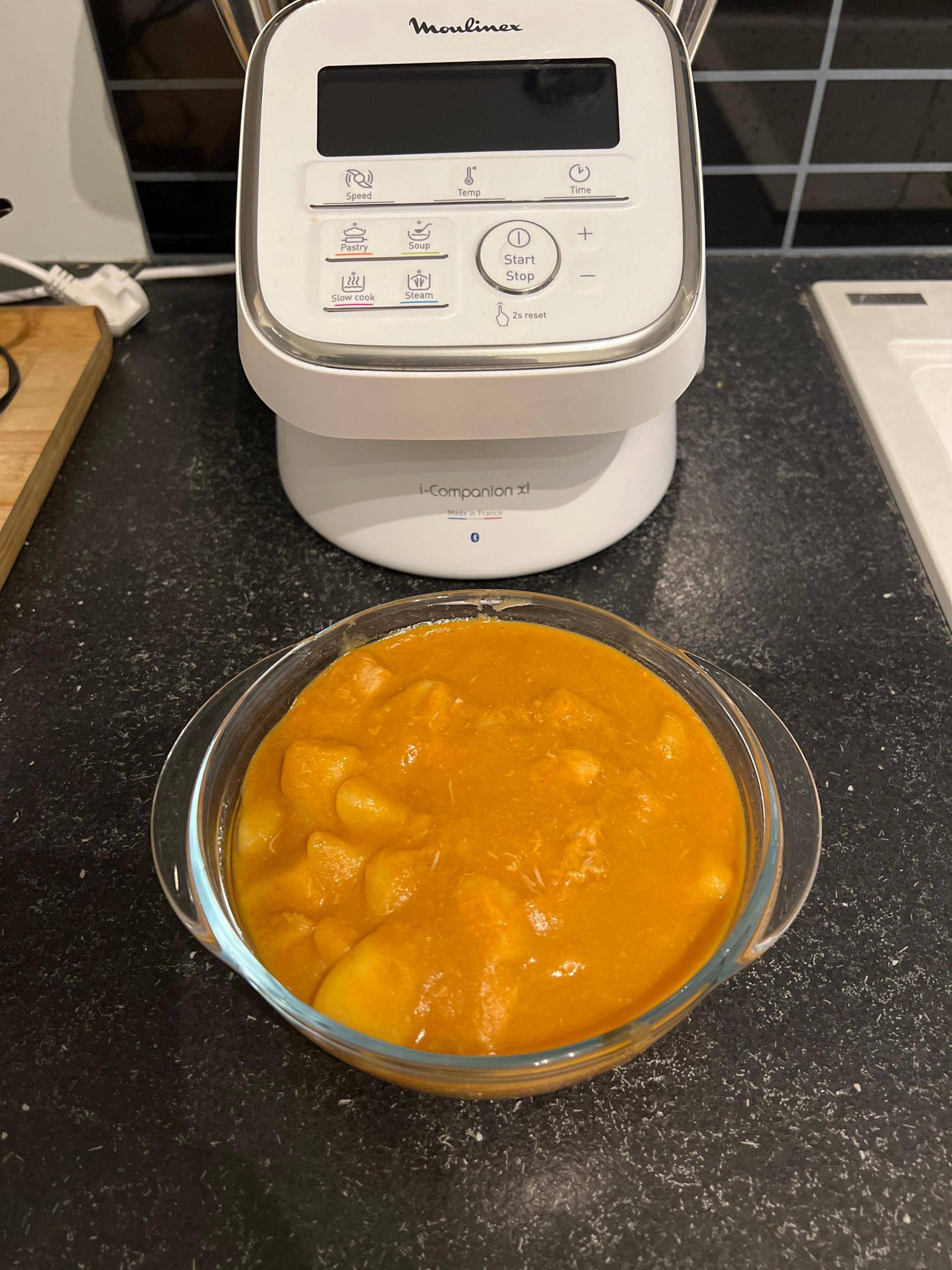 Médaillons de poulet et pommes de terre au paprika - Recette Companion Connect XL | Moulinex
