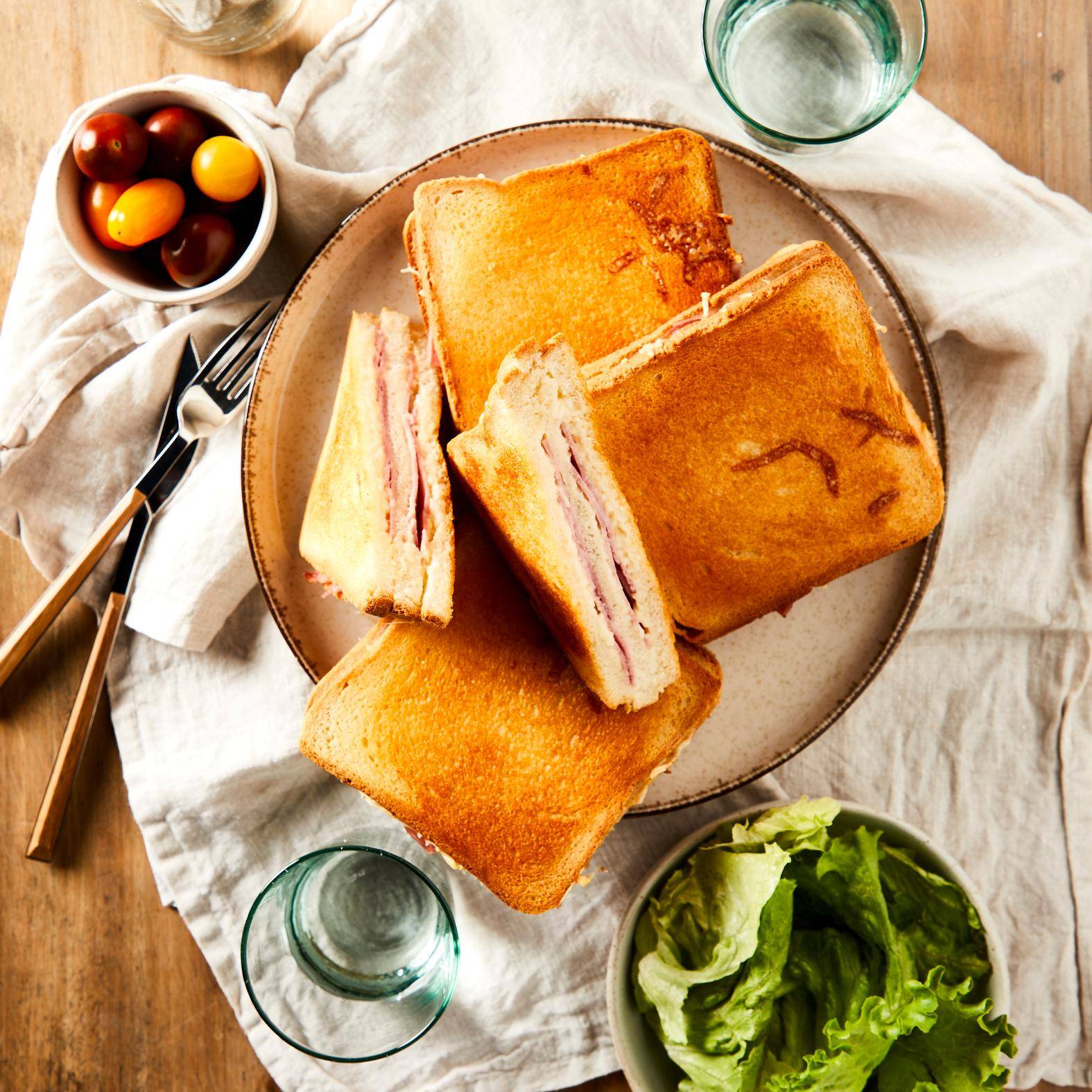 Croque-monsieur facile - Recette Cook'in One | Moulinex