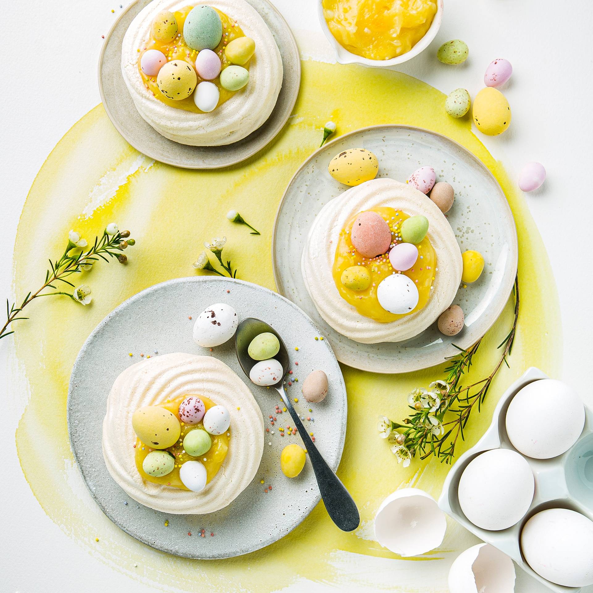 Nids de meringues de Pâques - Recette Companion | Moulinex