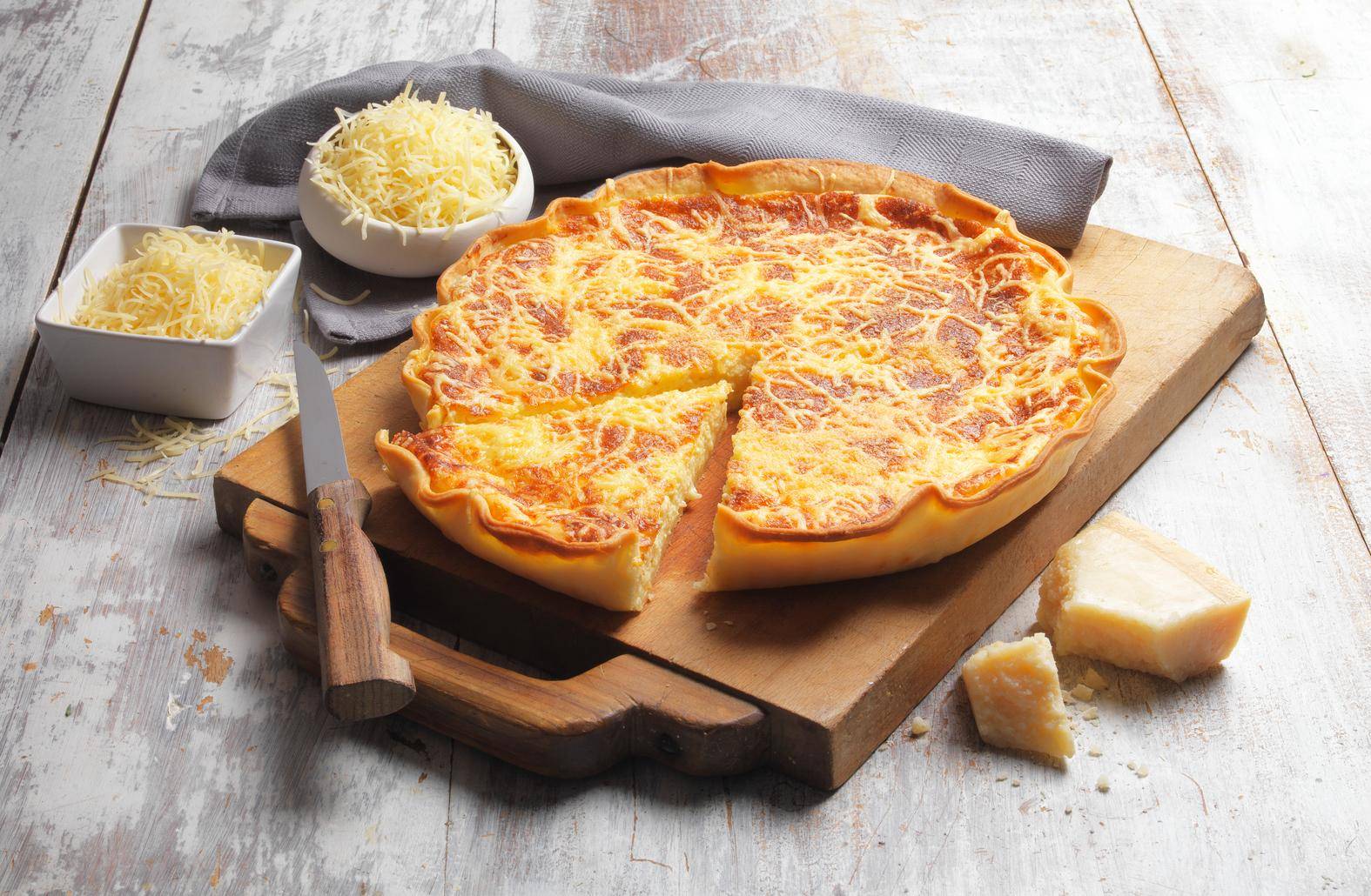 Quiche aux 3 fromages - Recette Cook'in One | Moulinex