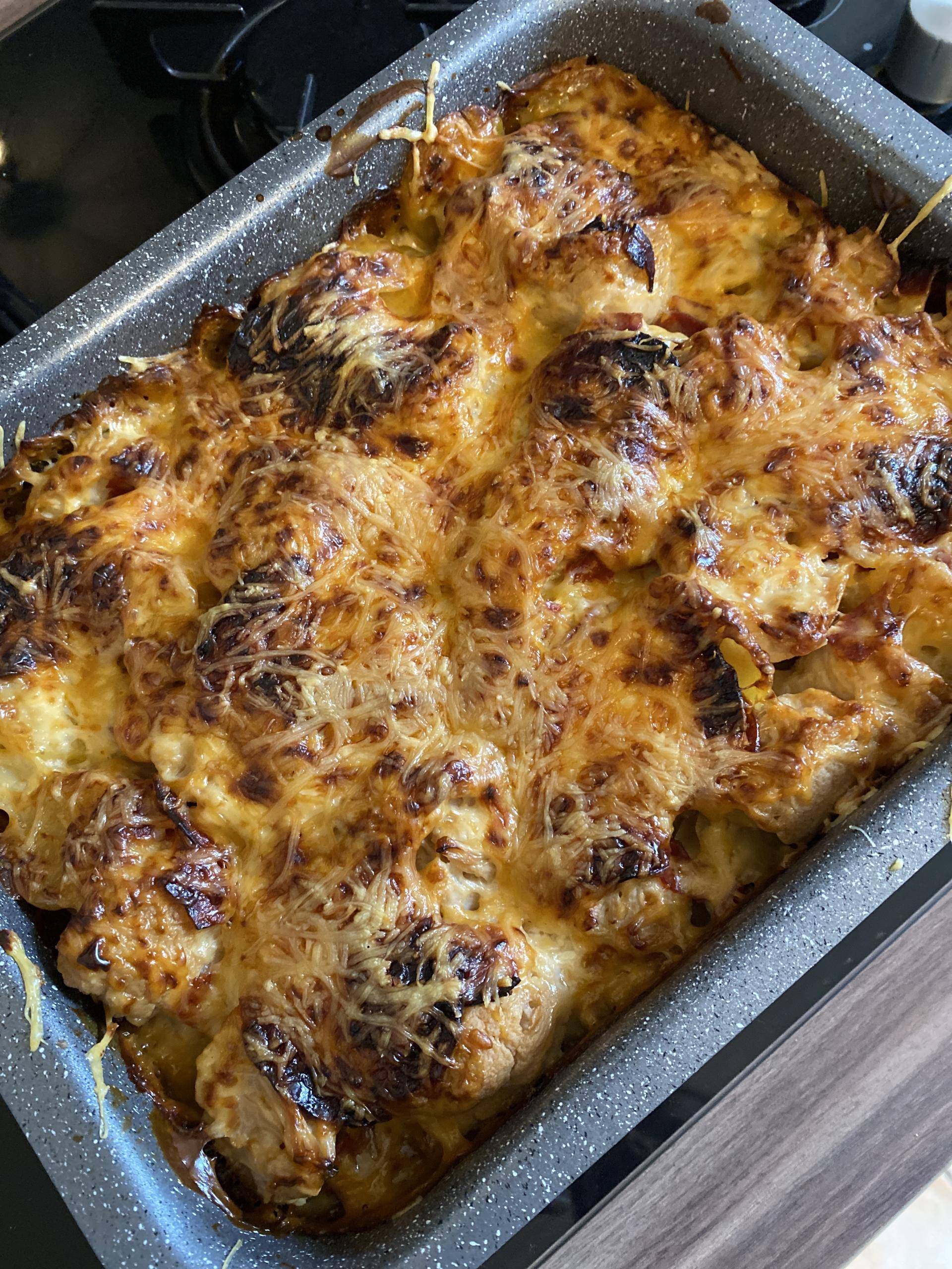 Gratin de chou fleur et chorizo - Recette Cookeo | Moulinex
