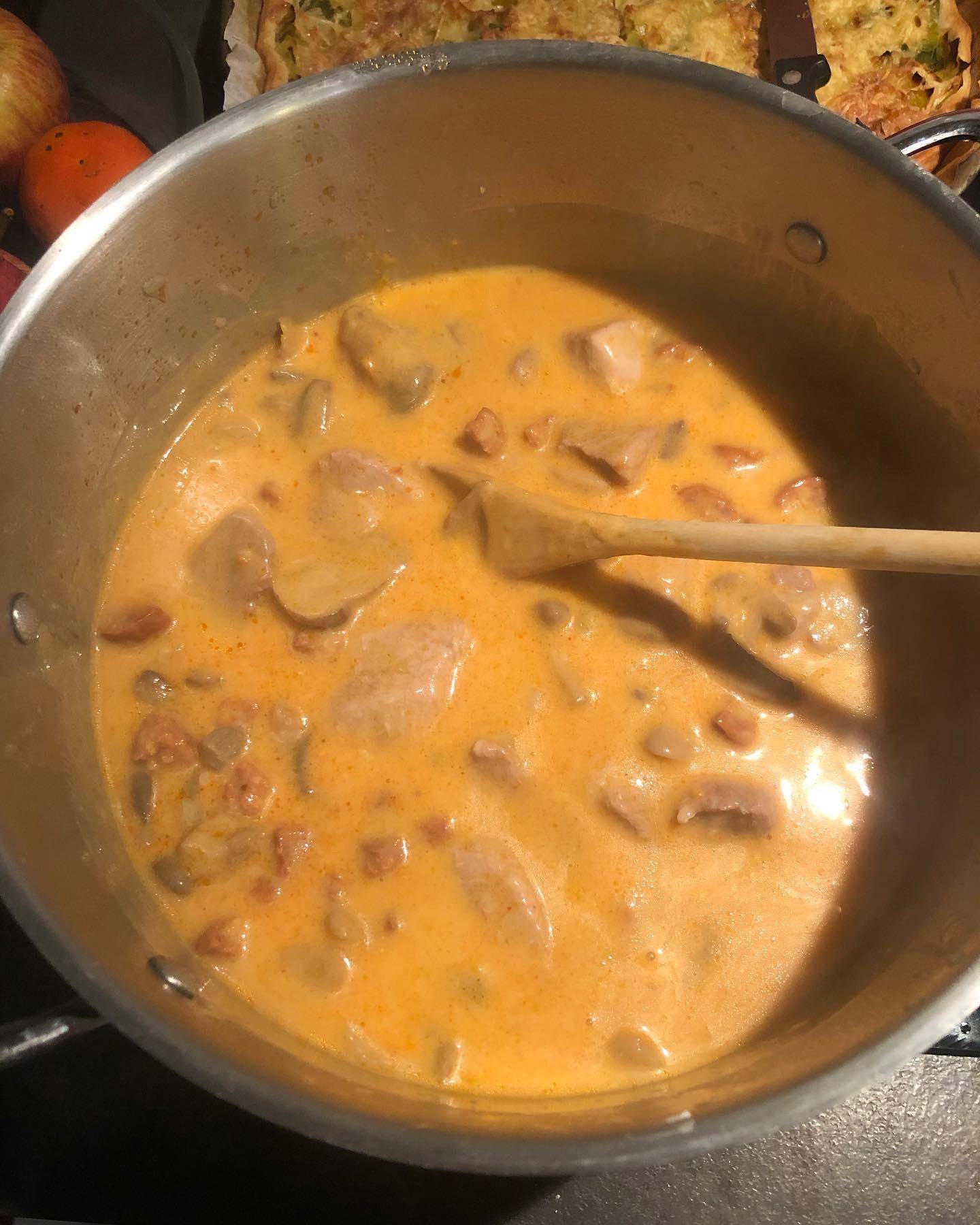 Sauté de porc chorizo champignons - Recette Cookeo | Moulinex