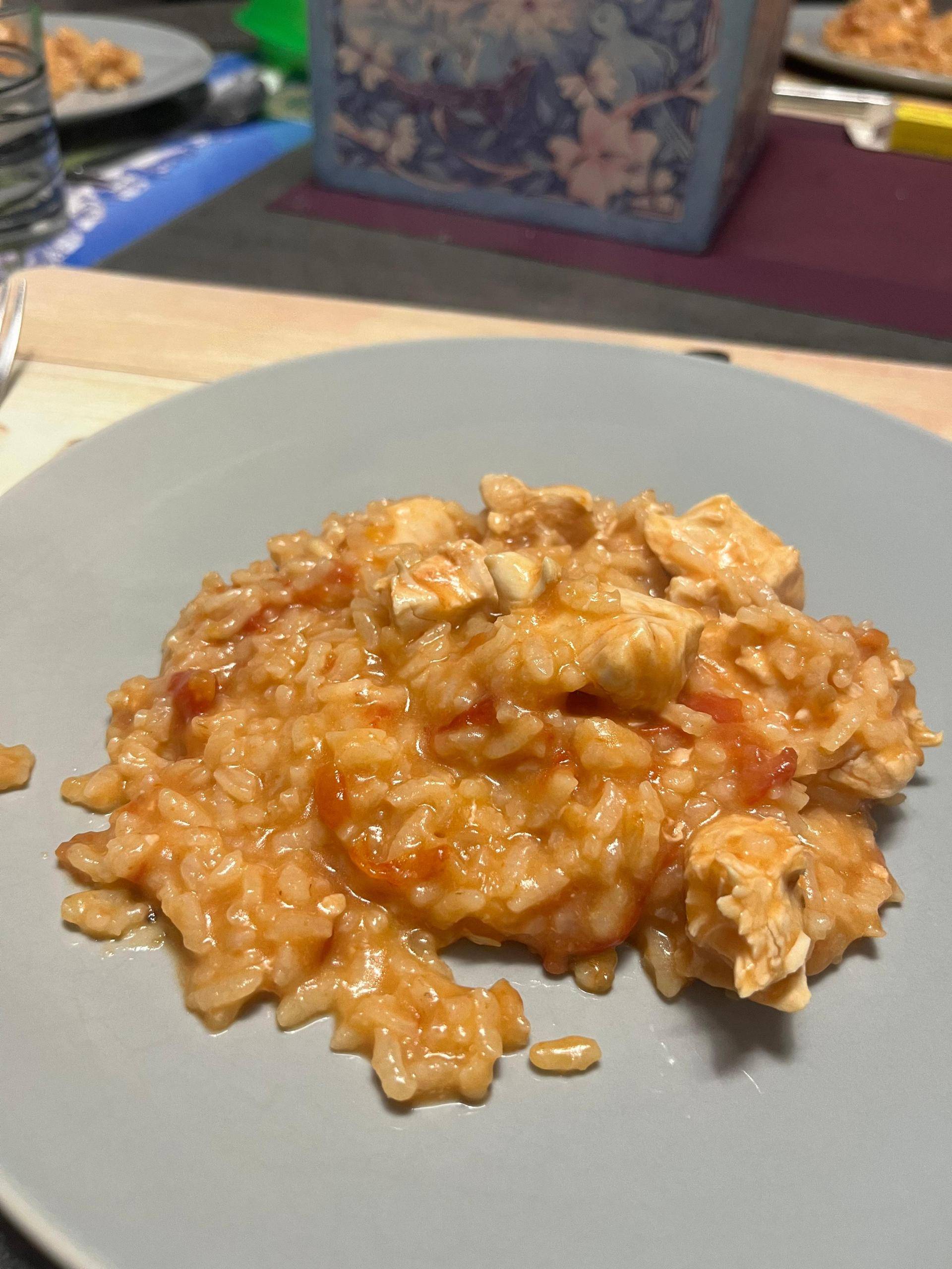 Risotto poulet et tomate - Recette Cookeo | Moulinex