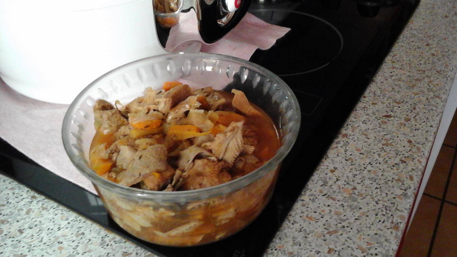 Tripe au vin blanc - Recette Cookeo | Moulinex