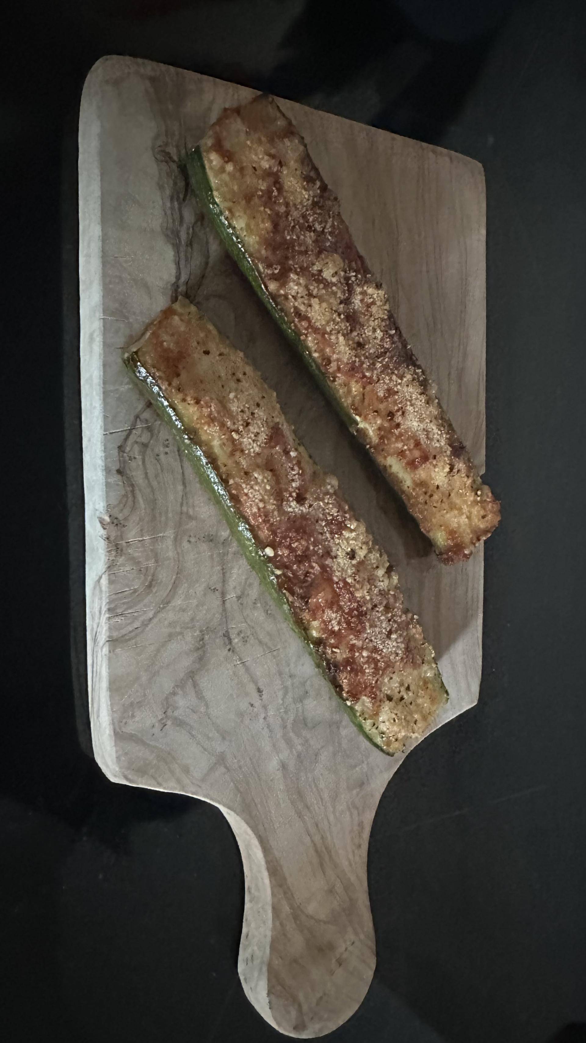 Courgettes gratinées au parmesan - Recette Easy Fry Max | Moulinex