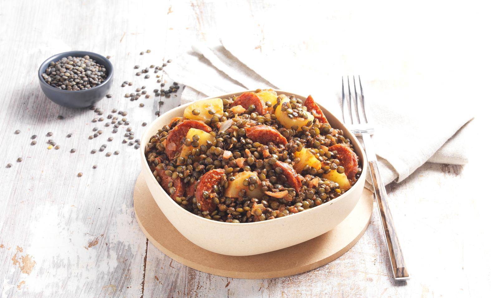 Lentilles au chorizo - Recette Cook'in One | Moulinex