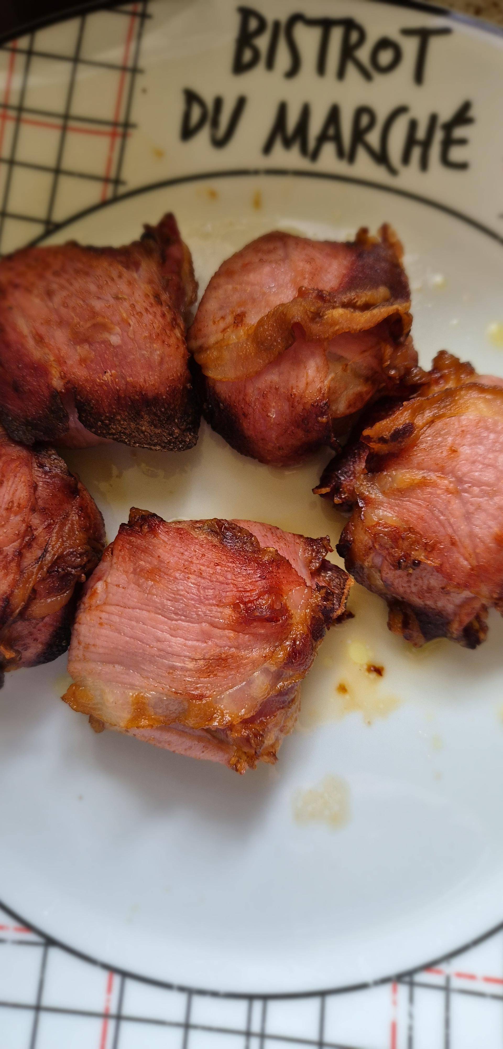 Champignons au bacon farcis - Recette Easy Fry Mega | Moulinex