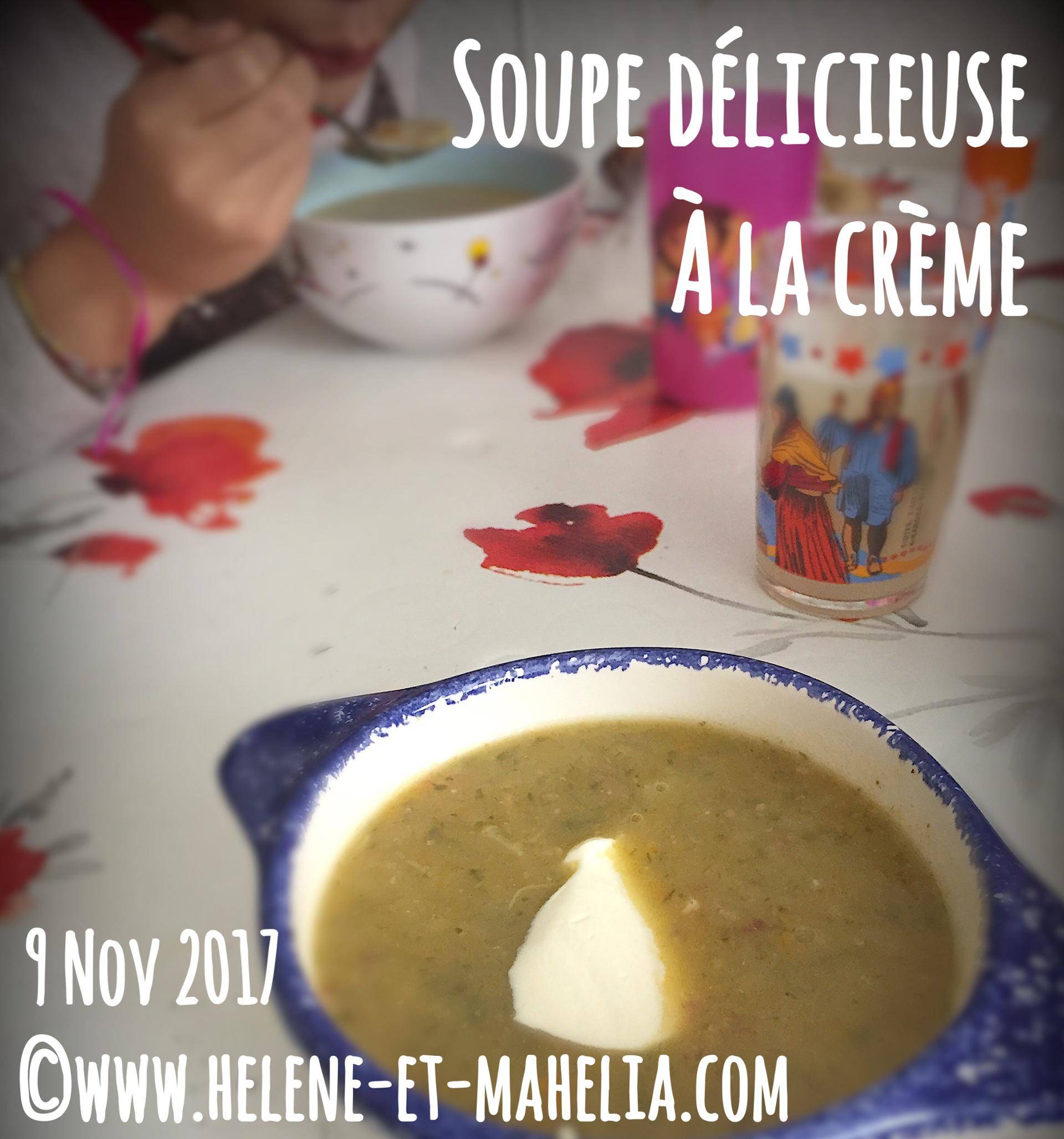 Soupe délicieuse à la crème - Recette Cookeo | Moulinex