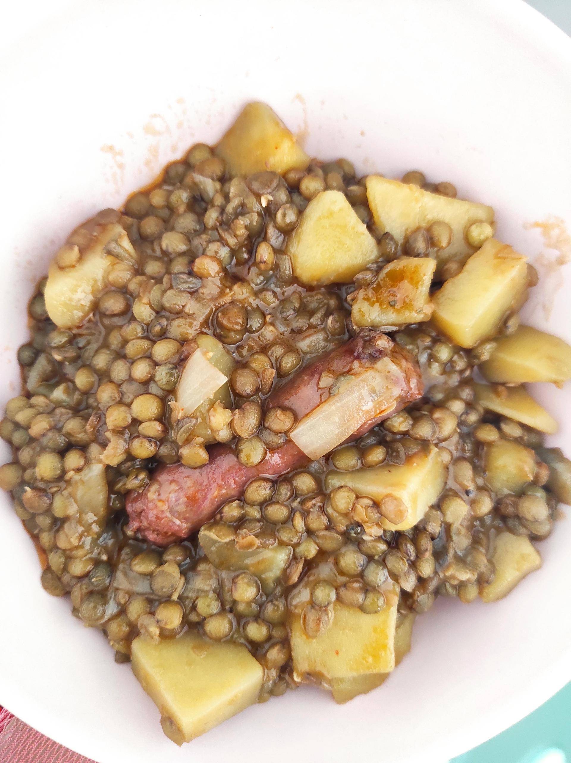 Lentilles aux merguez - Recette Companion XL | Moulinex