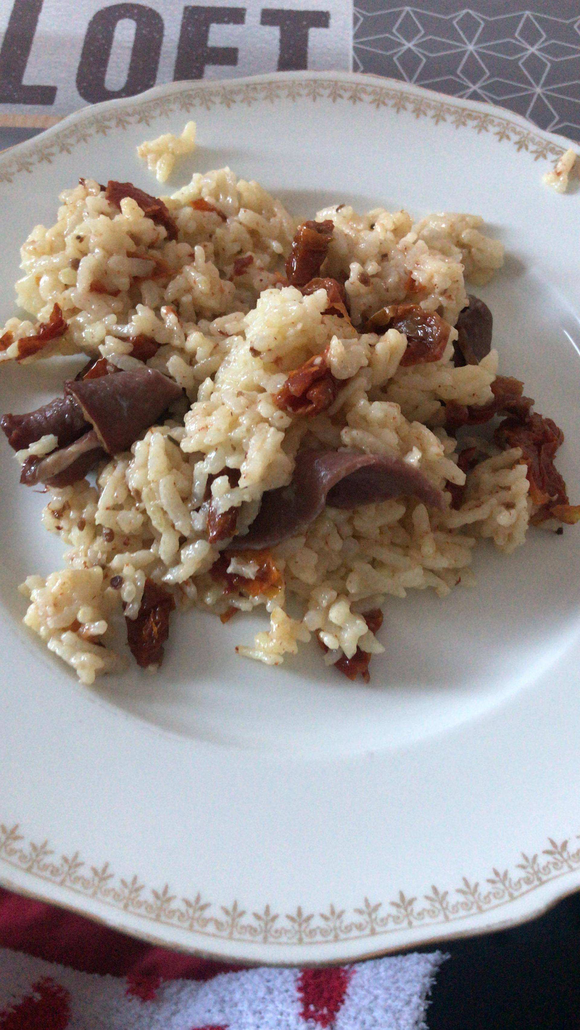 Risotto tomates Séchées et magret de canard fumé - Recette Cookeo V3 | Moulinex