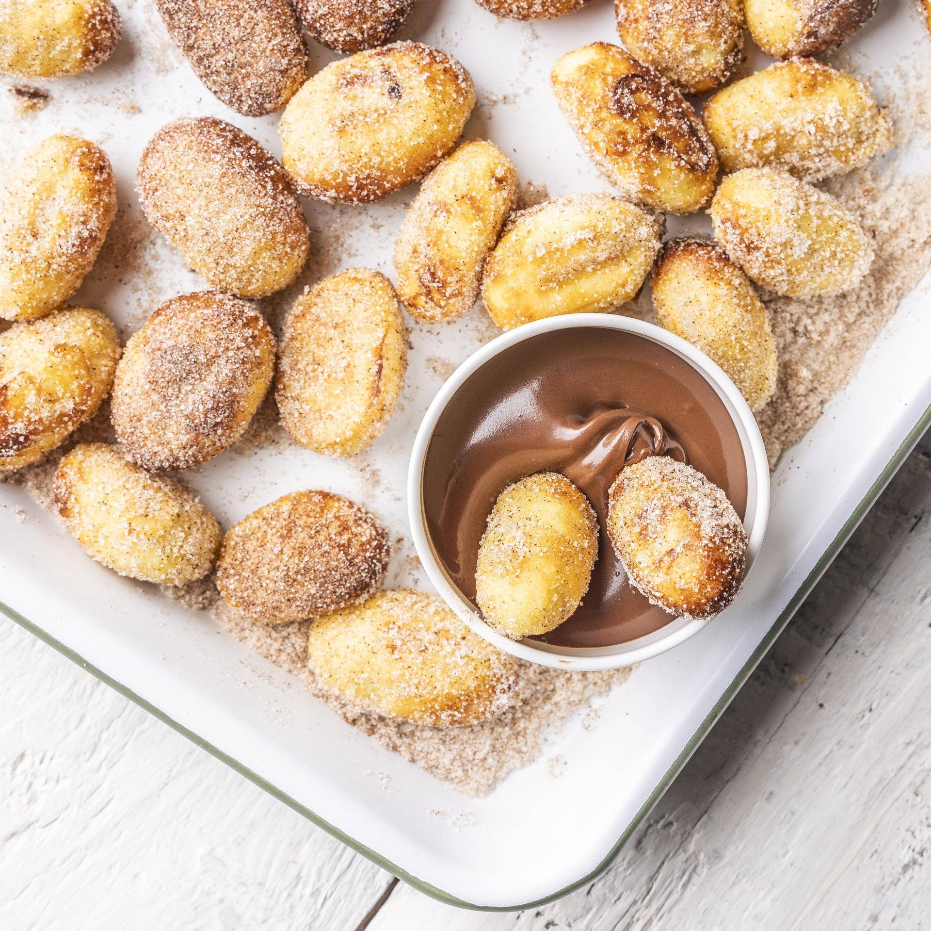 Gnocchi façon churros et leur sauce au chocolat - Recette Crisp&Go 3P | Moulinex