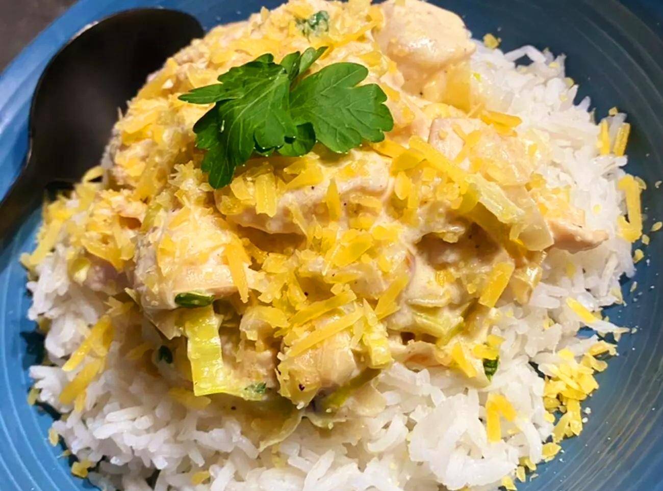 Poulet, crème de poireau - Recette Cookeo V3 | Moulinex