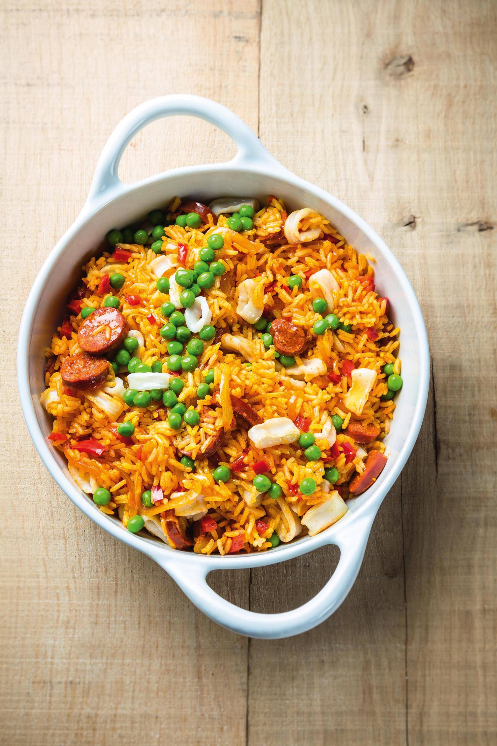 Riz à l'espagnole - Recette Cuiseur vapeur | Moulinex