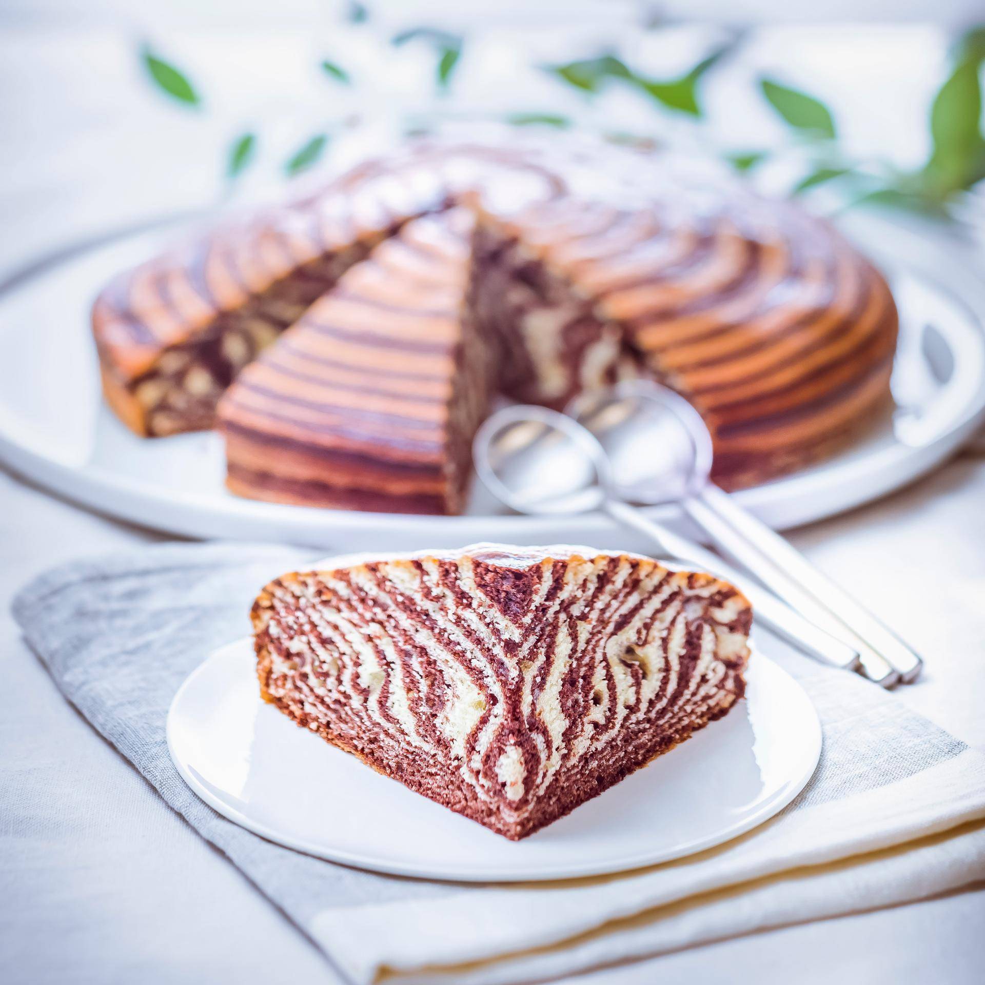 Gâteau zébré - Recette Companion | Moulinex
