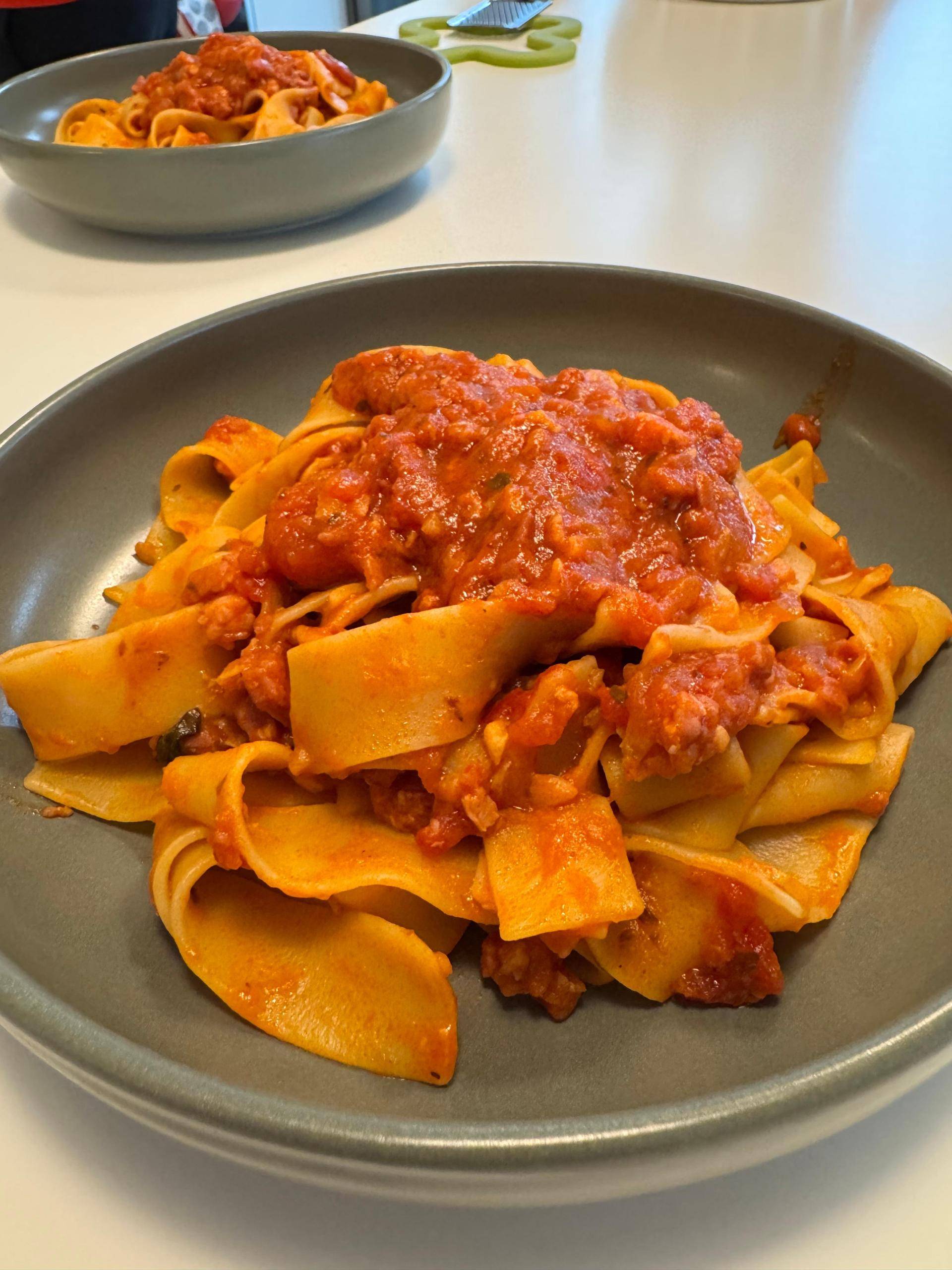 Sauce tomate aux lardons - Recette Companion Connect XL | Moulinex