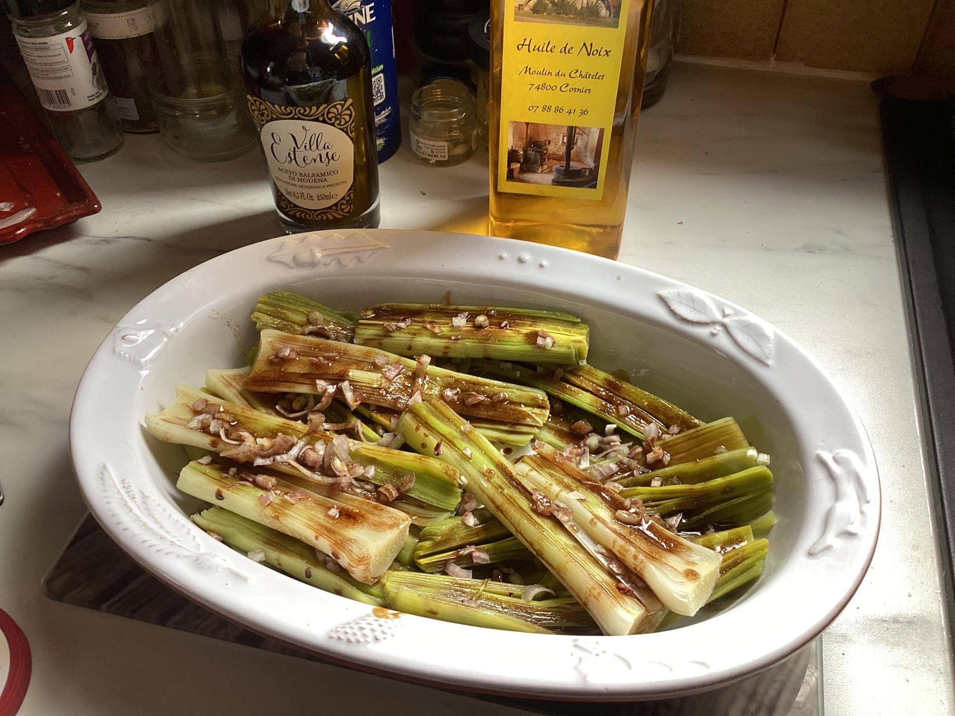Poireaux vinaigrette fermes - Recette Companion Connect XL | Moulinex