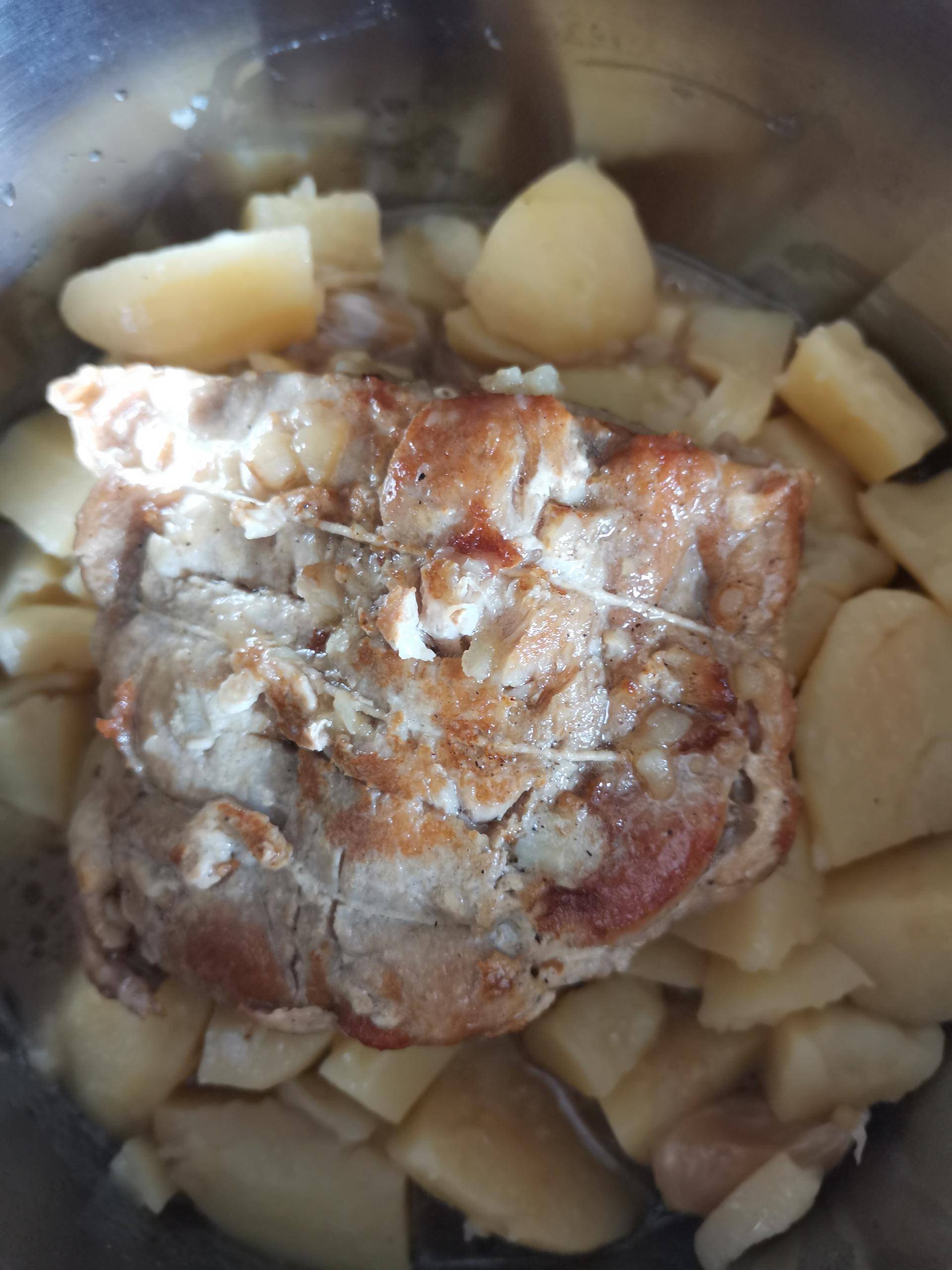 Rôti de porc et pommes de terre - Recette Cookeo | Moulinex