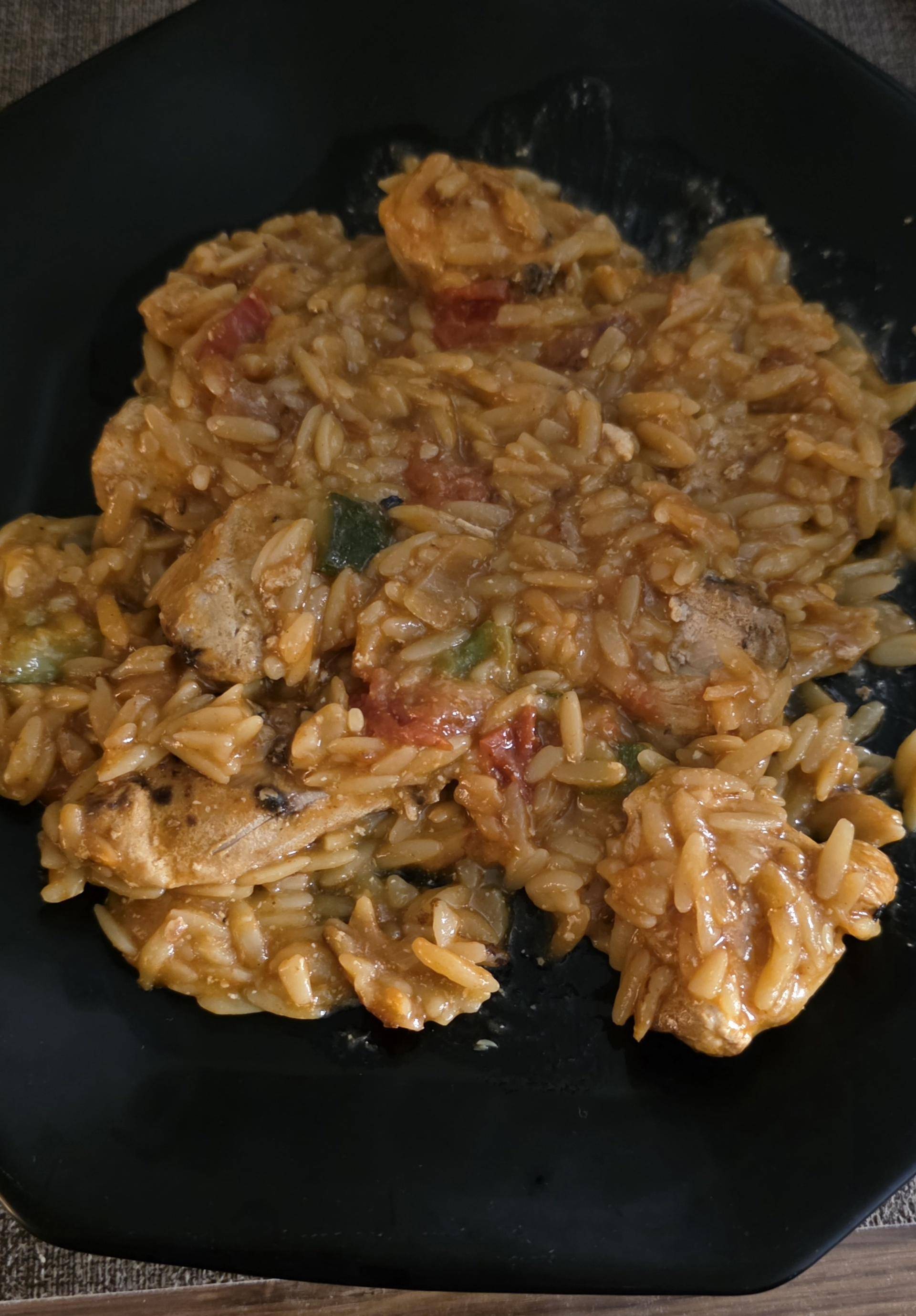 Poulet courgettes à l’orzo - Recette Cookeo | Moulinex