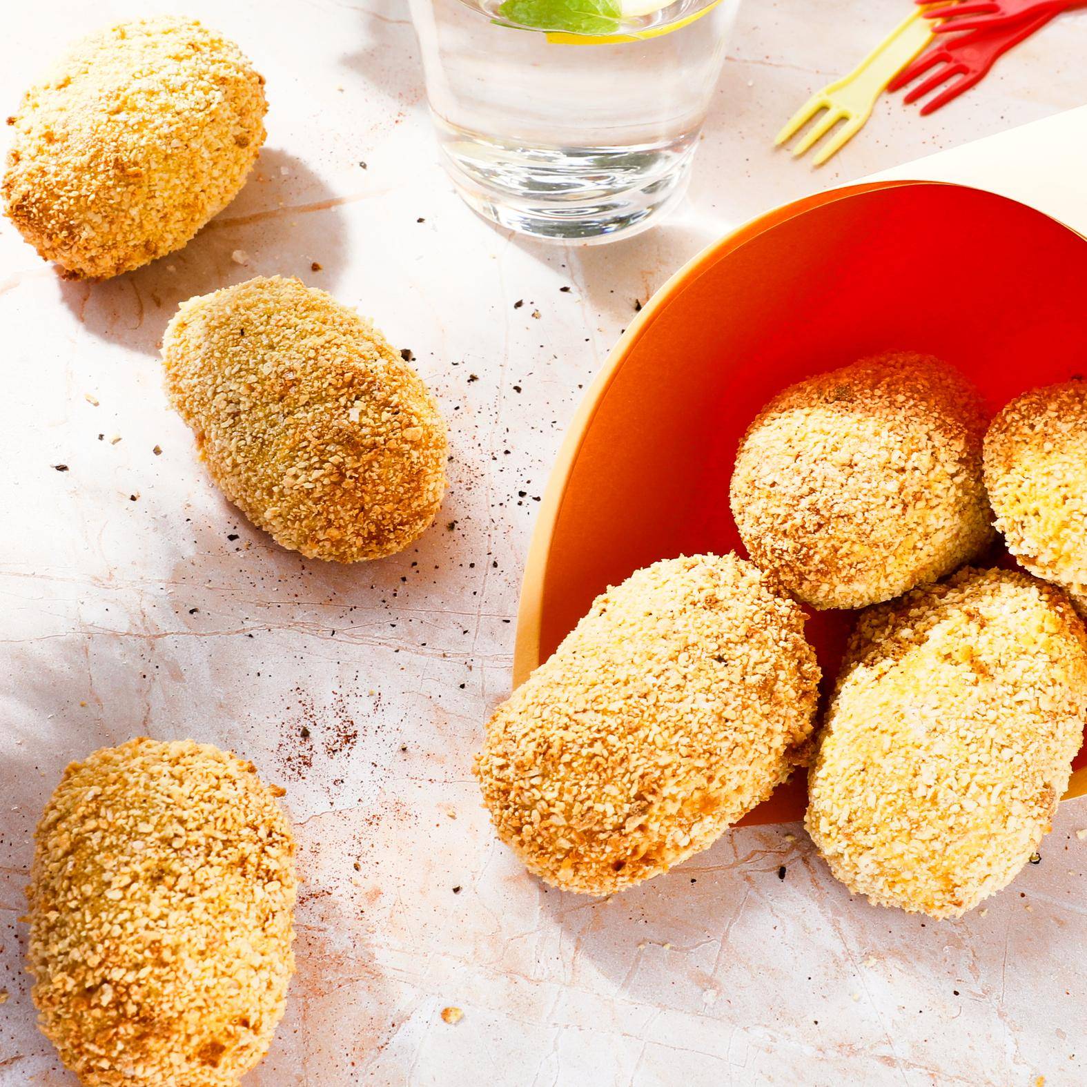 Croquetas de jamón - Recette EASY FRY & GRILL 2 in 1 MECHANICAL | Moulinex